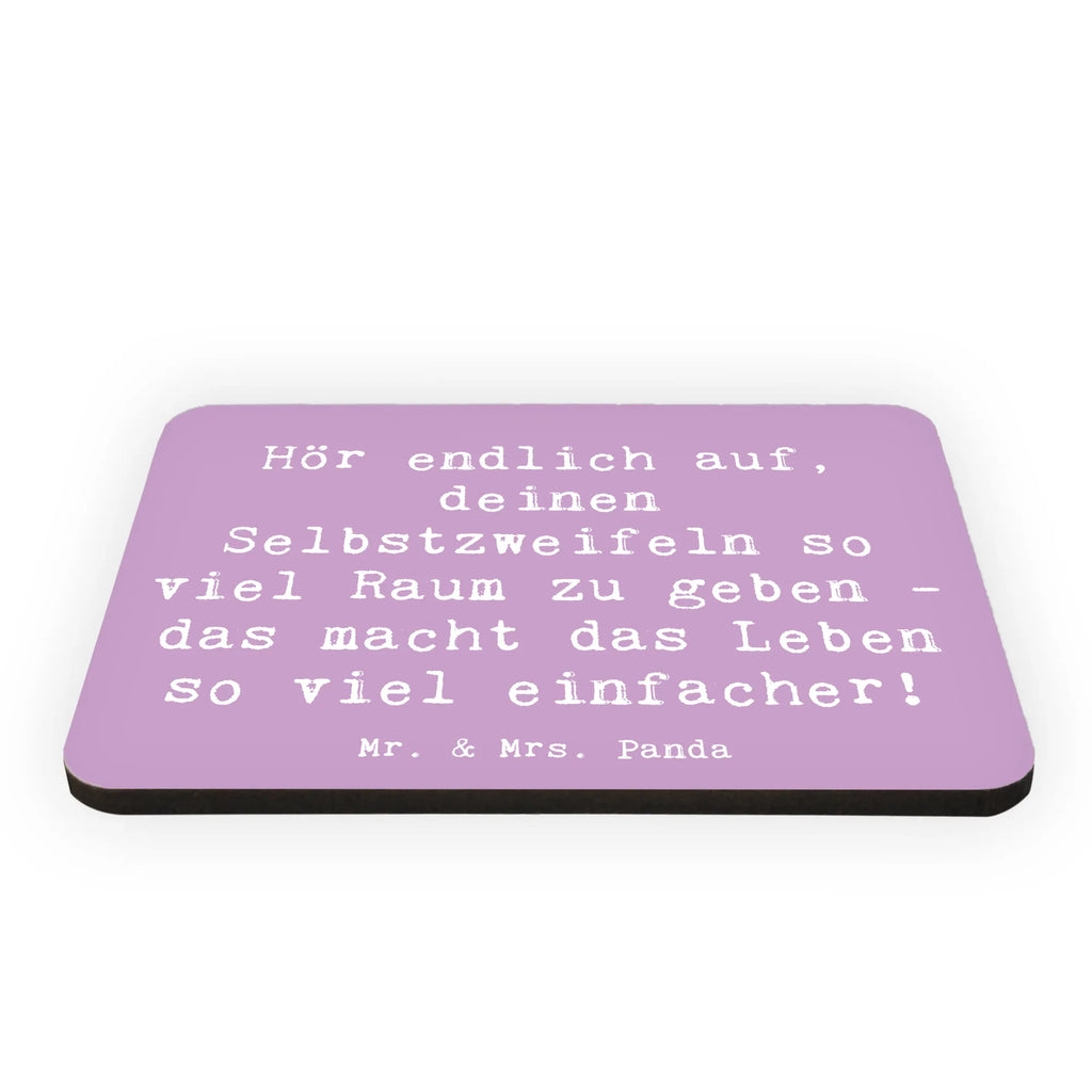 Magnet Spruch Zweifel an sich selbst Whiteboard Magnet, Pinnwandmagnet, Souvenir Magnet, Dekomagnet, Kühlschrankmagnet, Notiz Magnet, Motivmagnete, Kühlschrank Dekoration