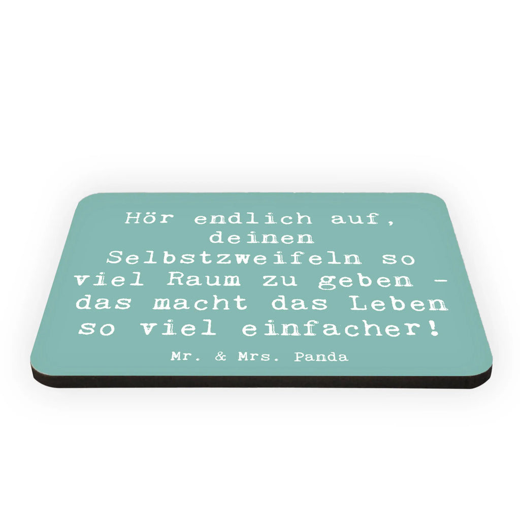 Magnet Spruch Zweifel an sich selbst Whiteboard Magnet, Pinnwandmagnet, Souvenir Magnet, Dekomagnet, Kühlschrankmagnet, Notiz Magnet, Motivmagnete, Kühlschrank Dekoration