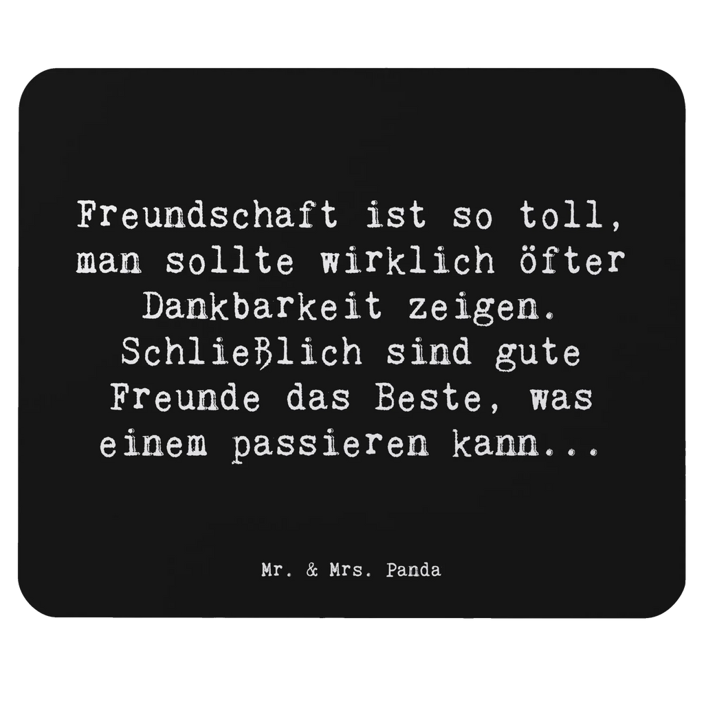 Mauspad Spruch Dankbarkeit für Freundschaft Mauspad Büro, Einzigartiges Mauspad, Büroausstattung, Mauspad, Mausunterlage, PC Zubehör, Arbeitszimmer, Computer zubehör, Mousepad, Designer Mauspad