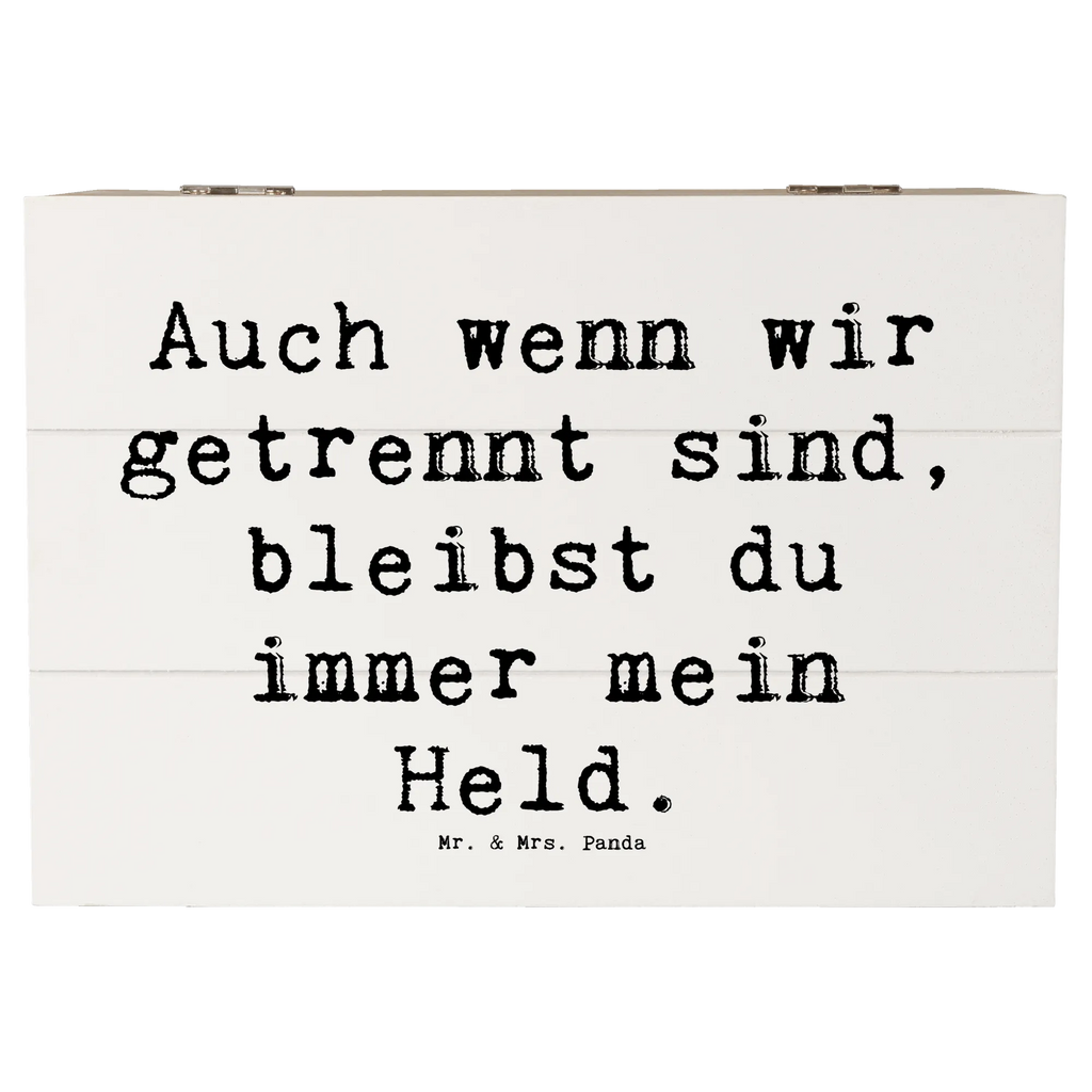 Holzkiste Spruch Trennung von den Eltern Held Holzkiste, Geschenkdose, Kiste, Erinnerungsbox, Schatulle, Aufbewahrungsbox, Schatzkiste, Erinnerungskiste, XXL, Dekokiste, Truhe, Geschenkbox