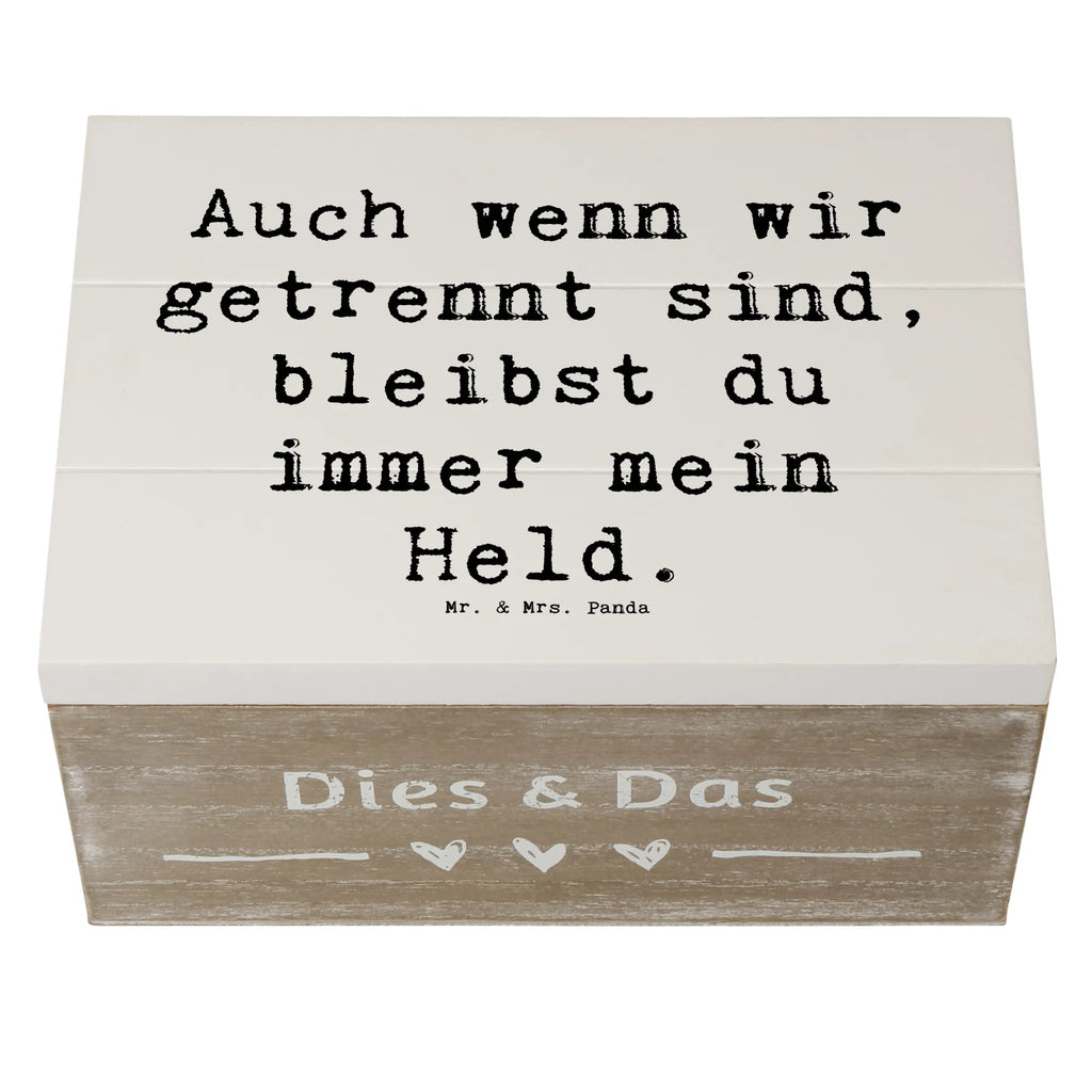 Holzkiste Spruch Trennung von den Eltern Held Holzkiste, Geschenkdose, Kiste, Erinnerungsbox, Schatulle, Aufbewahrungsbox, Schatzkiste, Erinnerungskiste, XXL, Dekokiste, Truhe, Geschenkbox