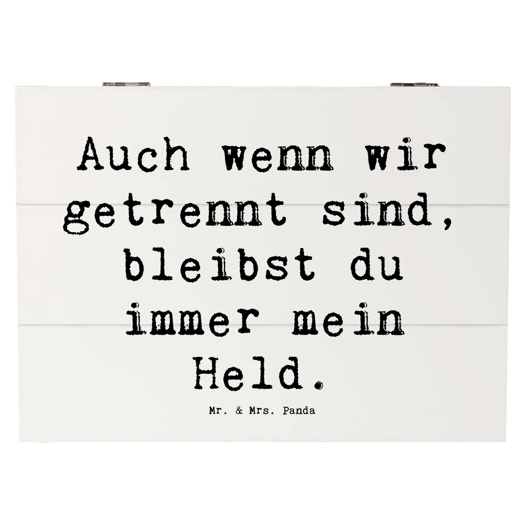 Holzkiste Spruch Trennung von den Eltern Held Holzkiste, Geschenkdose, Kiste, Erinnerungsbox, Schatulle, Aufbewahrungsbox, Schatzkiste, Erinnerungskiste, XXL, Dekokiste, Truhe, Geschenkbox