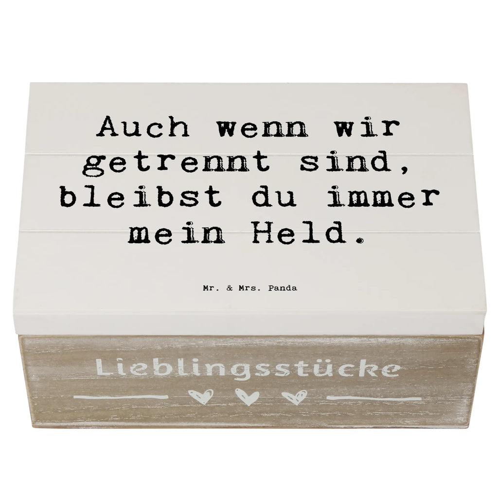 Holzkiste Spruch Trennung von den Eltern Held Holzkiste, Geschenkdose, Kiste, Erinnerungsbox, Schatulle, Aufbewahrungsbox, Schatzkiste, Erinnerungskiste, XXL, Dekokiste, Truhe, Geschenkbox