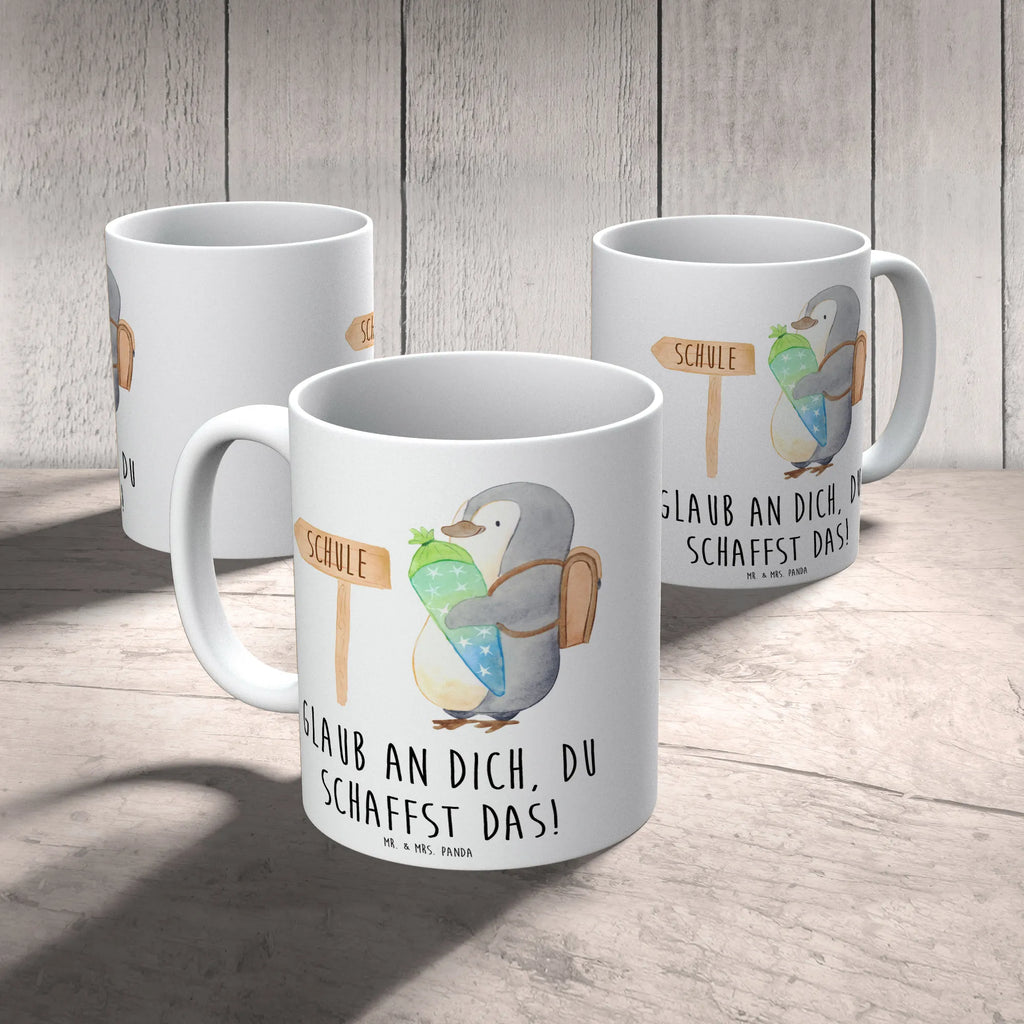 Tasse Schulanfang Glaube Tasse mit Motiven, Porzellantasse, Tasse, Geschenktasse, Teetasse, Bürotasse, Tasse mit Zitaten, Kaffeetasse, Keramiktasse