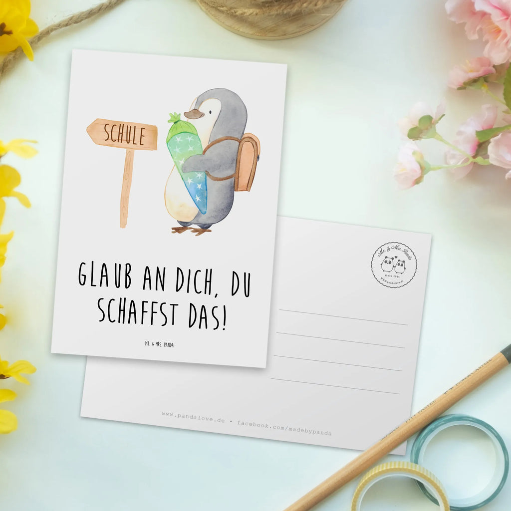 Postcard Glaub an dich, du schaffst das! Postkarte, Einladung Geburtstag, Ansichtskarten, Geschenkkarte, Karte, Geburtstagskarte, Einladungskarte, Einladungskarten Geburtstag, Dankeskarte, Ansichtskarte, Einladung, Grußkarte