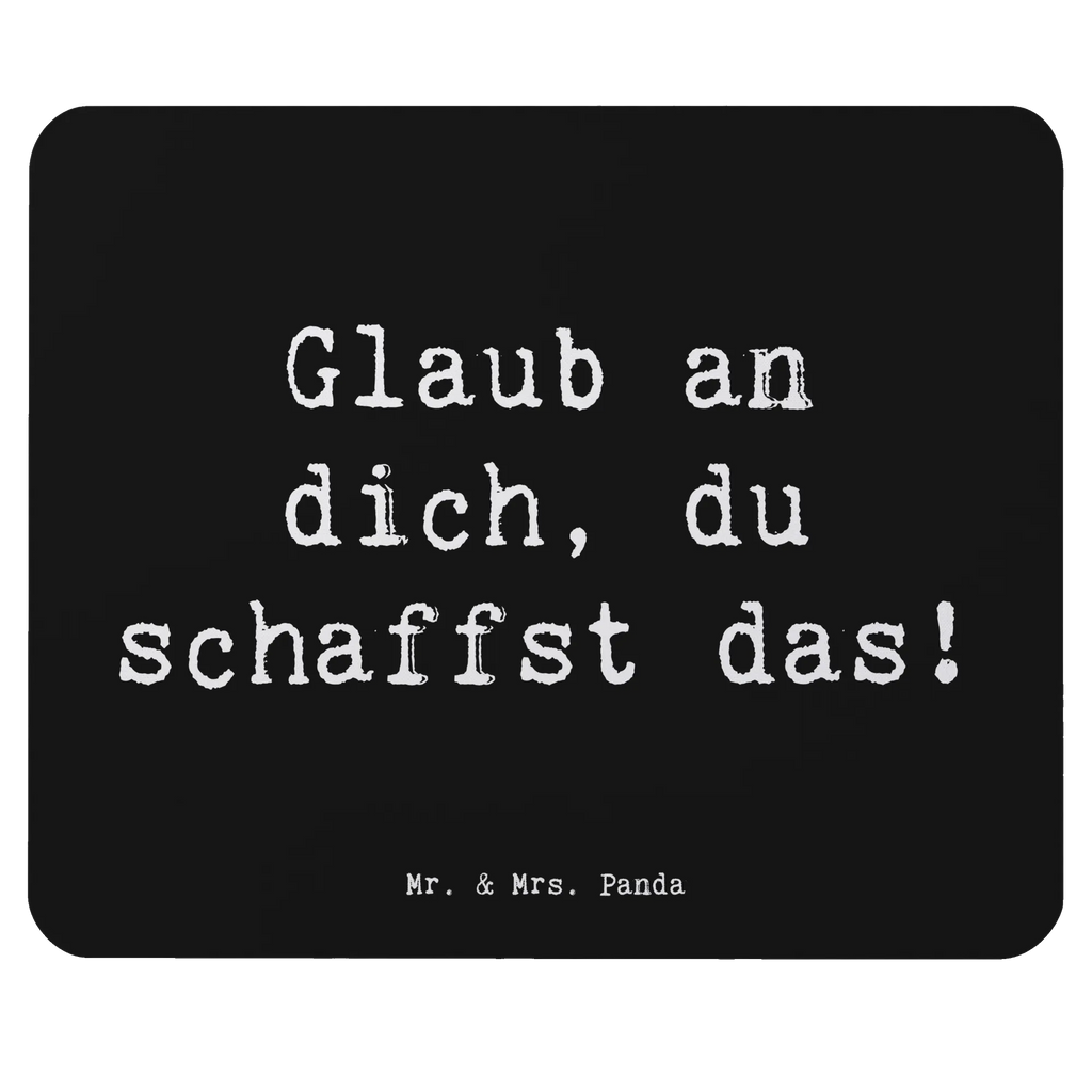 Mouse mat Saying Glaub an dich, du schaffst das! Mousepad, Designer Mauspad, Einzigartiges Mauspad, Büroausstattung, Computer zubehör, Mausunterlage, Mauspad, PC Zubehör, Mauspad Büro, Arbeitszimmer
