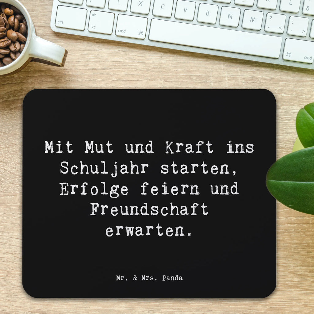 Mauspad Spruch Mutiger Schulanfang Büroausstattung, Mousepad, Mauspad Büro, Designer Mauspad, Mausunterlage, PC Zubehör, Arbeitszimmer, Computer zubehör, Einzigartiges Mauspad, Mauspad