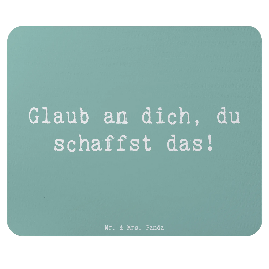 Mouse mat Saying Glaub an dich, du schaffst das! Mousepad, Designer Mauspad, Einzigartiges Mauspad, Büroausstattung, Computer zubehör, Mausunterlage, Mauspad, PC Zubehör, Mauspad Büro, Arbeitszimmer