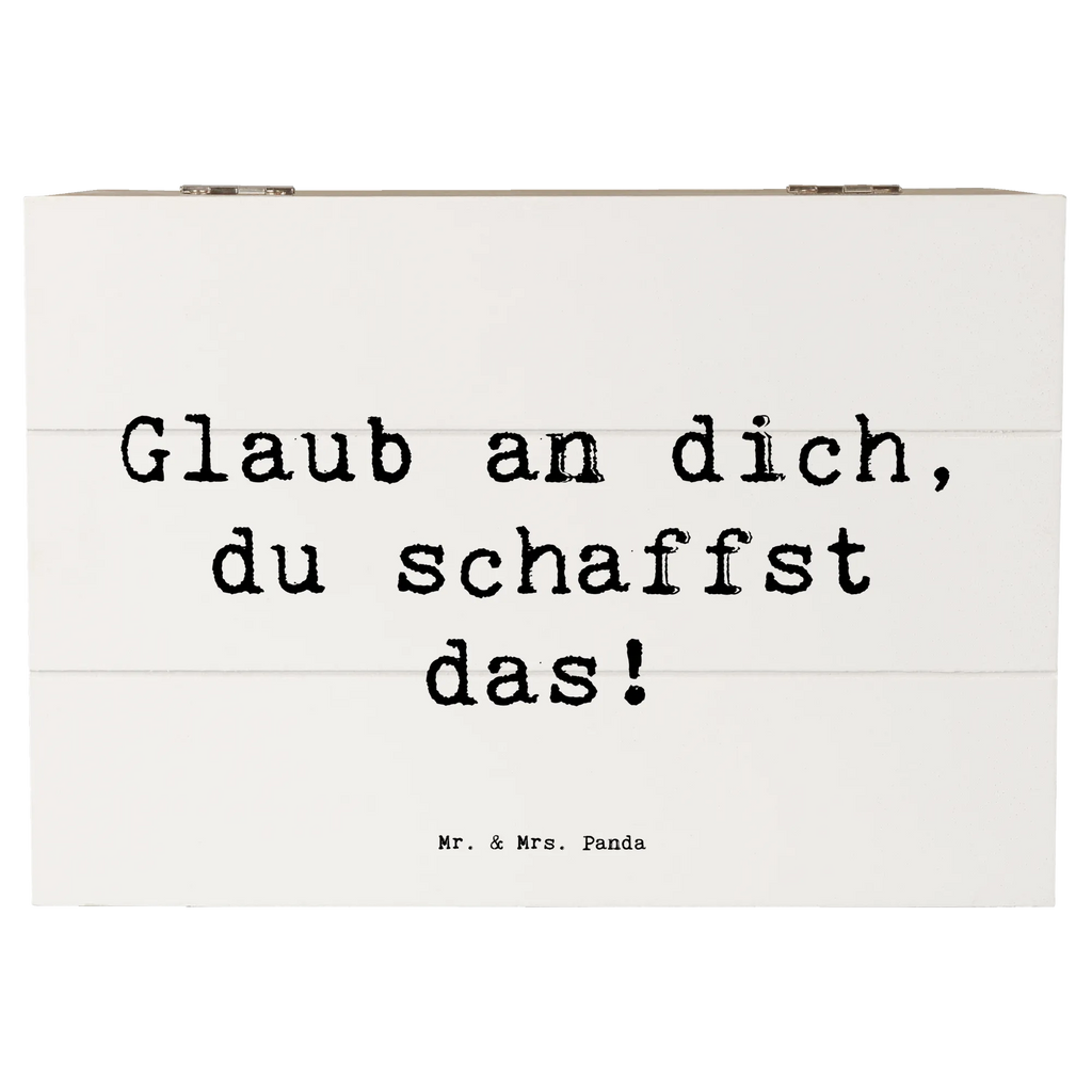 Holzkiste Spruch Schulanfang Glaube Geschenkbox, Kiste, XXL, Dekokiste, Geschenkdose, Schatulle, Truhe, Erinnerungskiste, Aufbewahrungsbox, Schatzkiste, Erinnerungsbox, Holzkiste