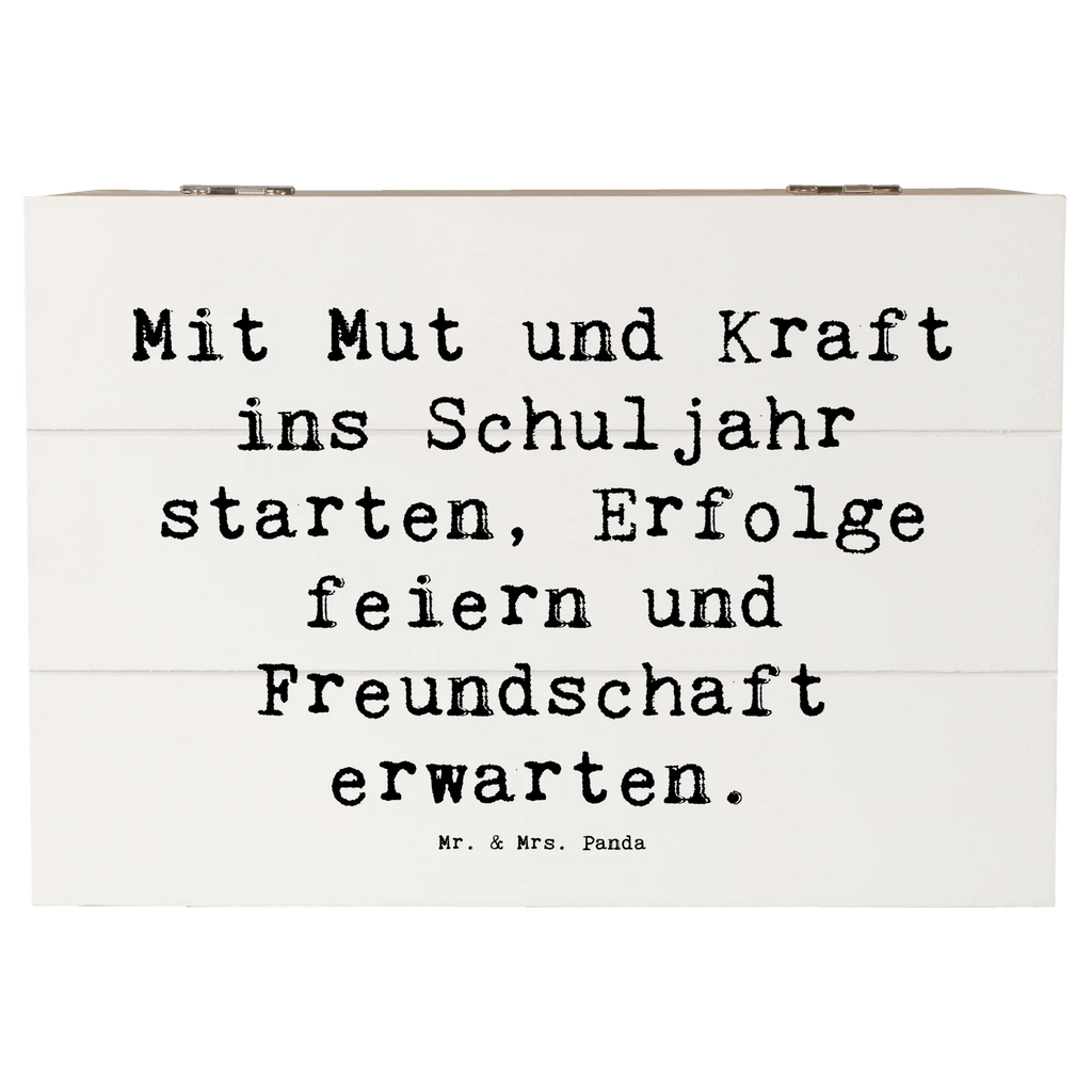Holzkiste Spruch Mutiger Schulanfang Erinnerungskiste, Geschenkdose, Geschenkbox, Schatulle, Aufbewahrungsbox, Truhe, Erinnerungsbox, XXL, Kiste, Holzkiste, Dekokiste, Schatzkiste