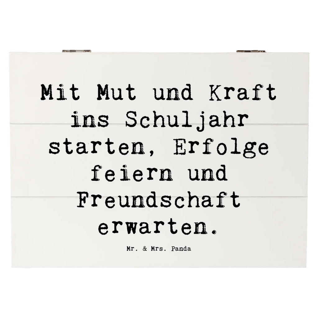 Holzkiste Spruch Mutiger Schulanfang Erinnerungskiste, Geschenkdose, Geschenkbox, Schatulle, Aufbewahrungsbox, Truhe, Erinnerungsbox, XXL, Kiste, Holzkiste, Dekokiste, Schatzkiste