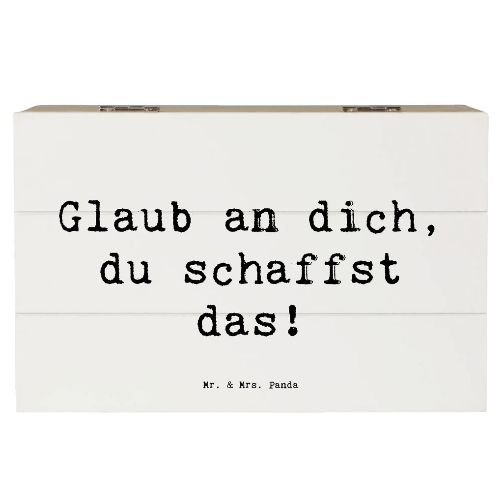 Holzkiste Spruch Schulanfang Glaube Geschenkbox, Kiste, XXL, Dekokiste, Geschenkdose, Schatulle, Truhe, Erinnerungskiste, Aufbewahrungsbox, Schatzkiste, Erinnerungsbox, Holzkiste