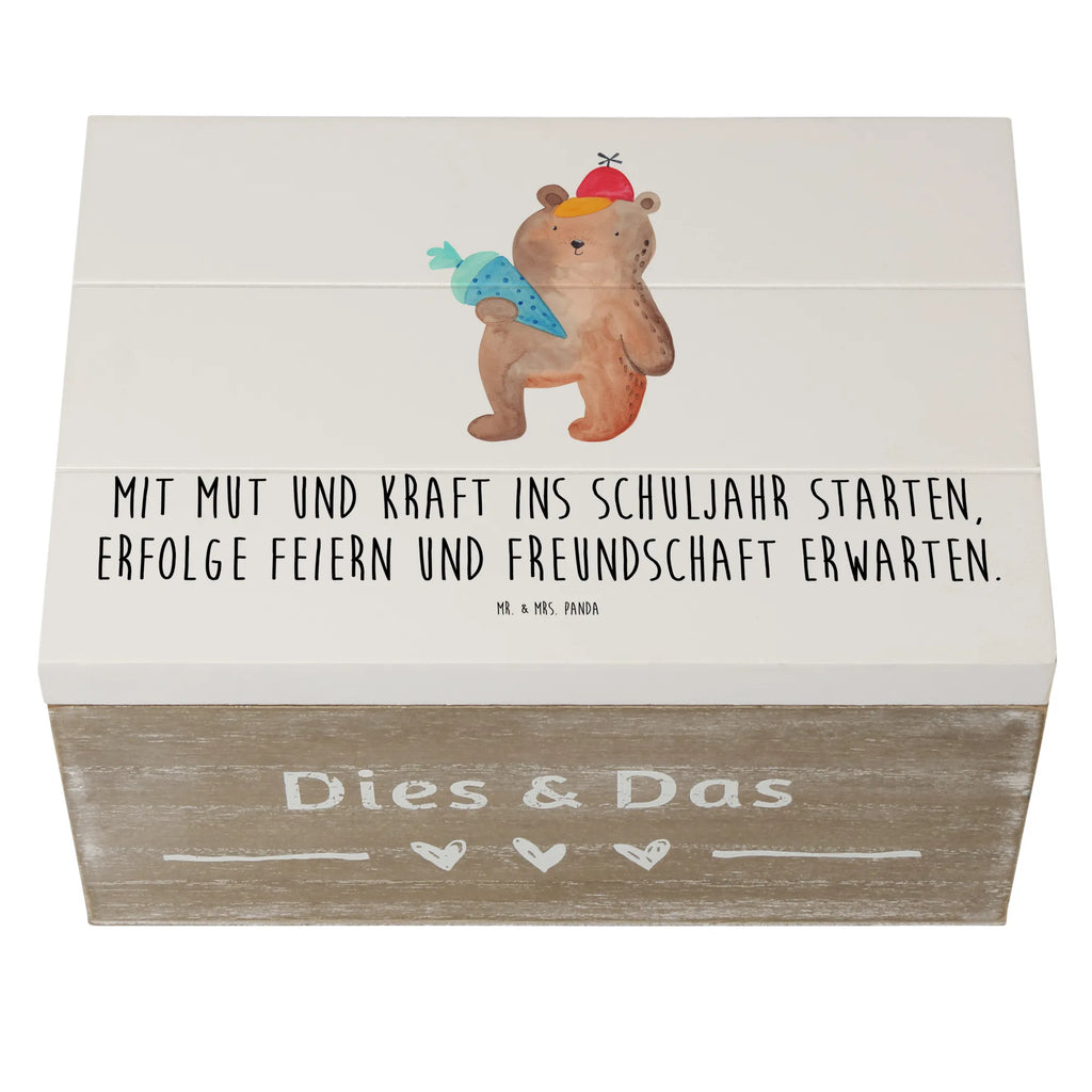 Holzkiste Mutiger Schulanfang Geschenkbox, Erinnerungsbox, Dekokiste, Erinnerungskiste, Schatzkiste, Kiste, Truhe, Schatulle, Aufbewahrungsbox, Geschenkdose, Holzkiste, XXL