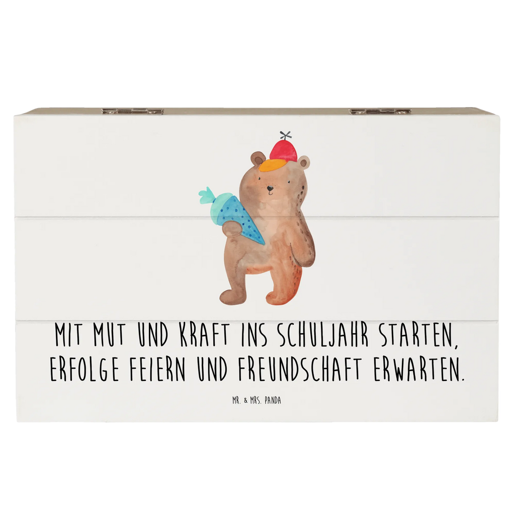 Holzkiste Mutiger Schulanfang Geschenkbox, Erinnerungsbox, Dekokiste, Erinnerungskiste, Schatzkiste, Kiste, Truhe, Schatulle, Aufbewahrungsbox, Geschenkdose, Holzkiste, XXL