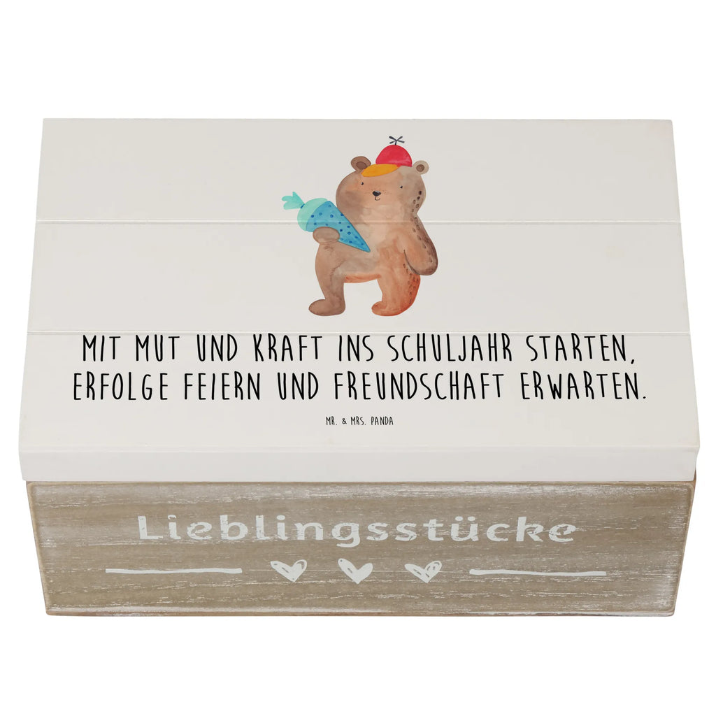 Holzkiste Mutiger Schulanfang Geschenkbox, Erinnerungsbox, Dekokiste, Erinnerungskiste, Schatzkiste, Kiste, Truhe, Schatulle, Aufbewahrungsbox, Geschenkdose, Holzkiste, XXL