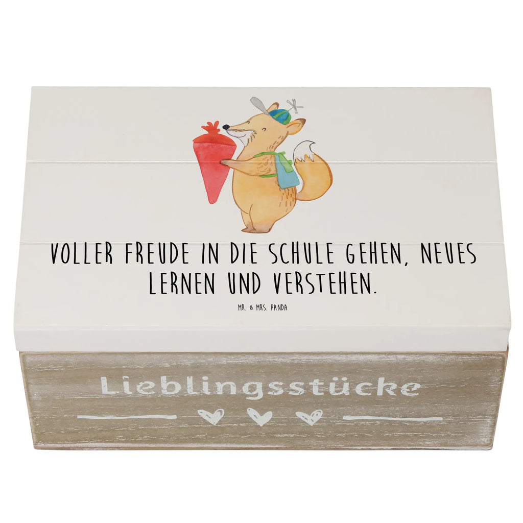 Holzkiste Schulanfang Freude Kiste, XXL, Geschenkbox, Erinnerungsbox, Holzkiste, Schatulle, Aufbewahrungsbox, Dekokiste, Erinnerungskiste, Schatzkiste, Truhe, Geschenkdose