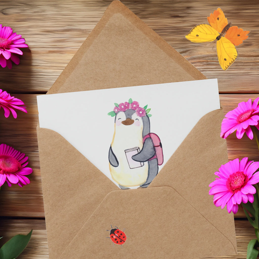 Deluxe Card Kleine Schritte, große Abenteuer - auf in die Schule! Karte, Hochzeitskarte, Hochwertige Grußkarte, Klappkarte, Hochwertige Klappkarte, Grußkarte, Glückwunschkarte, Geburtstagskarte, Einladungskarte