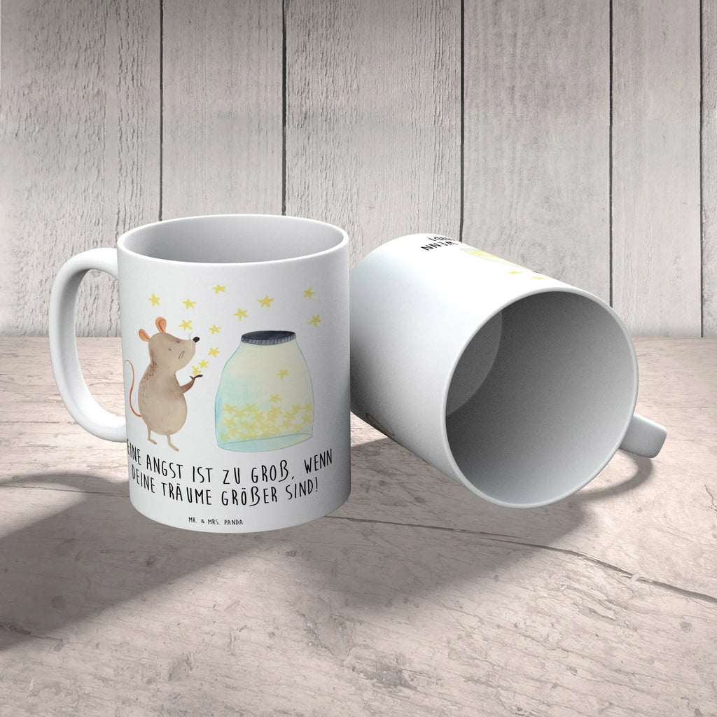 Tasse Angst überwinden Tasse, Geschenktasse, Porzellantasse, Tasse mit Zitaten, Teetasse, Tasse mit Motiven, Kaffeetasse, Bürotasse, Keramiktasse