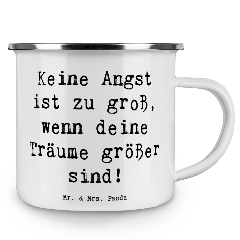 Enamel camping mug Saying Keine Angst ist zu groß, wenn deine Träume größer sind! Campingtassen, Emaille Campingbecher, Blechtassen, Metalltasse für Camping, Campingtasse, Emaille Trinkbecher, Edelstahl Trinkbecher, Tasse Emaille, Outdoor Becher, Outdoor Tasse, Emailletasse, Emaille Becher Camping, Camping Tasse Emaille, Blechtasse, Camping Tassen, Camping Tasse Metall, Camping Tassen Emaille, Emaille Tasse, Emaille Tassen, Metalltasse, Metall Tasse, Camping Becher Edelstahl, Blechtasse Outdoor, Campingbecher, Emaille Tasse Camping, Tasse Camping, Emaille Becher, Camping Becher, Kaffee Blechtasse, Trinkbecher