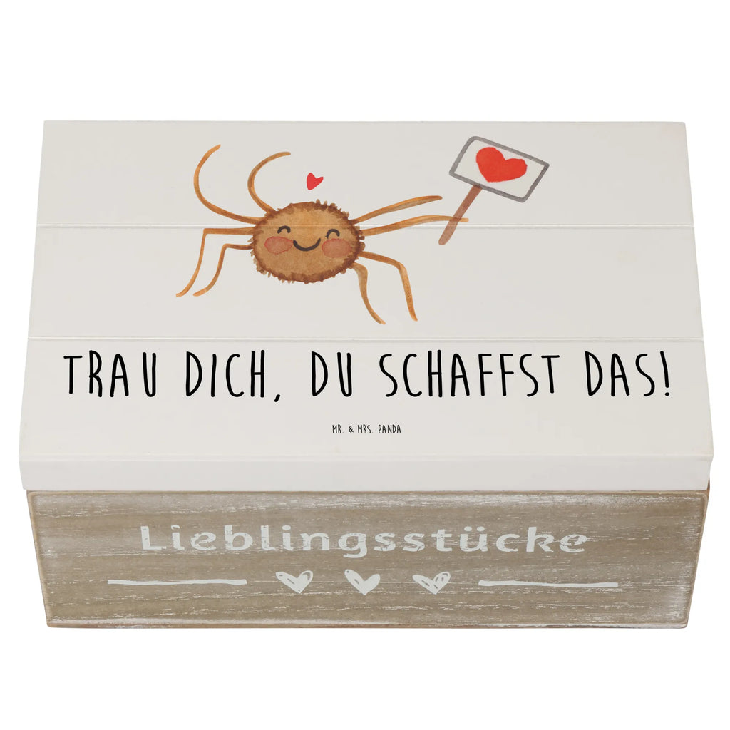 Holzkiste Angst überwinden Dekokiste, XXL, Aufbewahrungsbox, Erinnerungsbox, Kiste, Schatulle, Holzkiste, Schatzkiste, Erinnerungskiste, Geschenkdose, Truhe, Geschenkbox