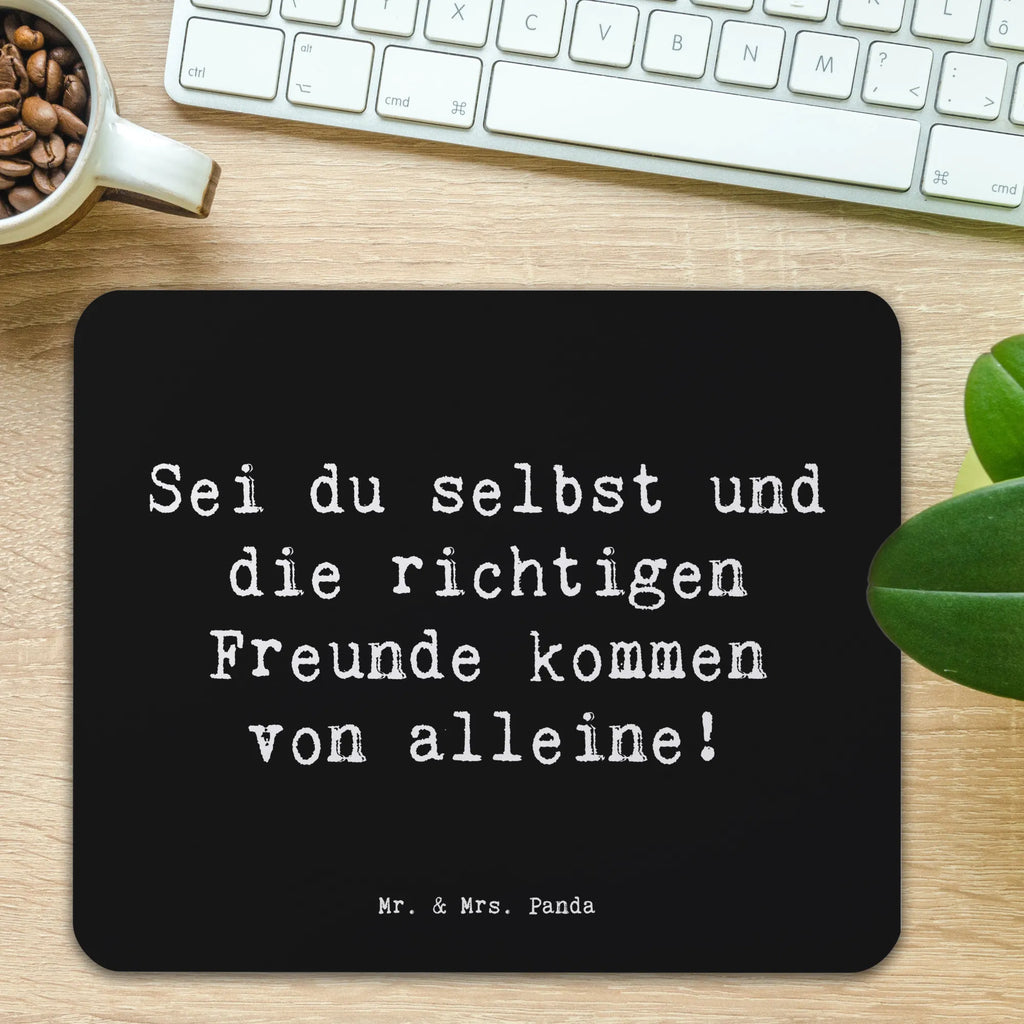 Mauspad Spruch Neue Freunde finden Büroausstattung, Arbeitszimmer, Mauspad, Einzigartiges Mauspad, Designer Mauspad, Mausunterlage, Mousepad, PC Zubehör, Mauspad Büro, Computer zubehör