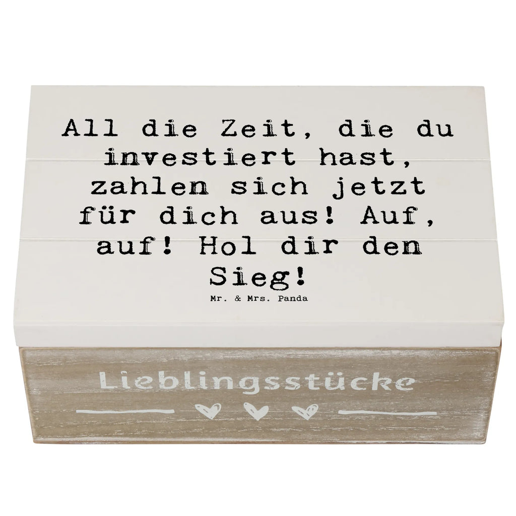 Holzkiste Spruch Sportliche Wettkämpfe Erfolg XXL, Erinnerungskiste, Erinnerungsbox, Schatzkiste, Geschenkdose, Schatulle, Dekokiste, Geschenkbox, Holzkiste, Aufbewahrungsbox, Kiste, Truhe