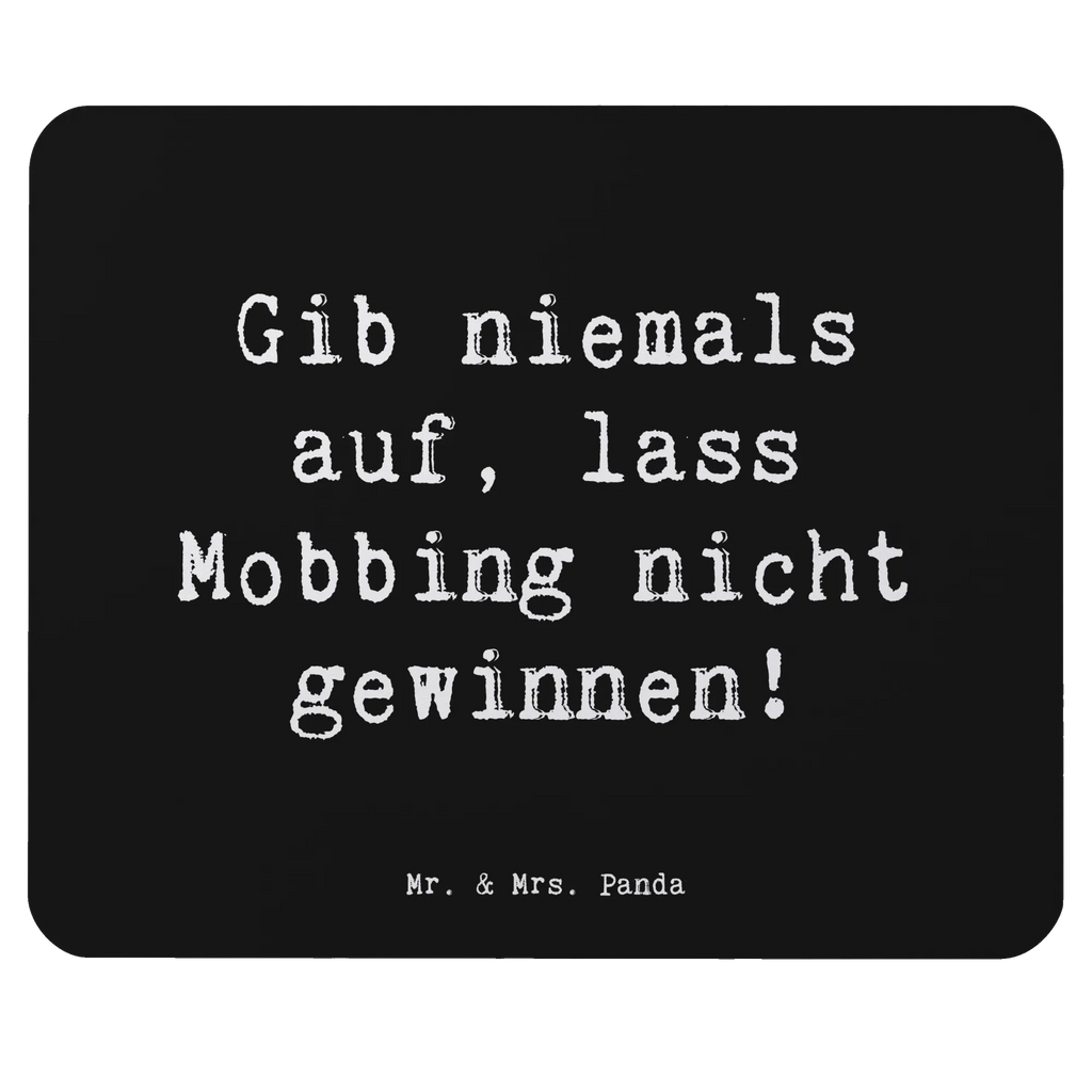 Mouse mat Saying Gib niemals auf, lass Mobbing nicht gewinnen! Einzigartiges Mauspad, Arbeitszimmer, PC Zubehör, Computer zubehör, Mousepad, Büroausstattung, Mauspad Büro, Mauspad, Designer Mauspad, Mausunterlage