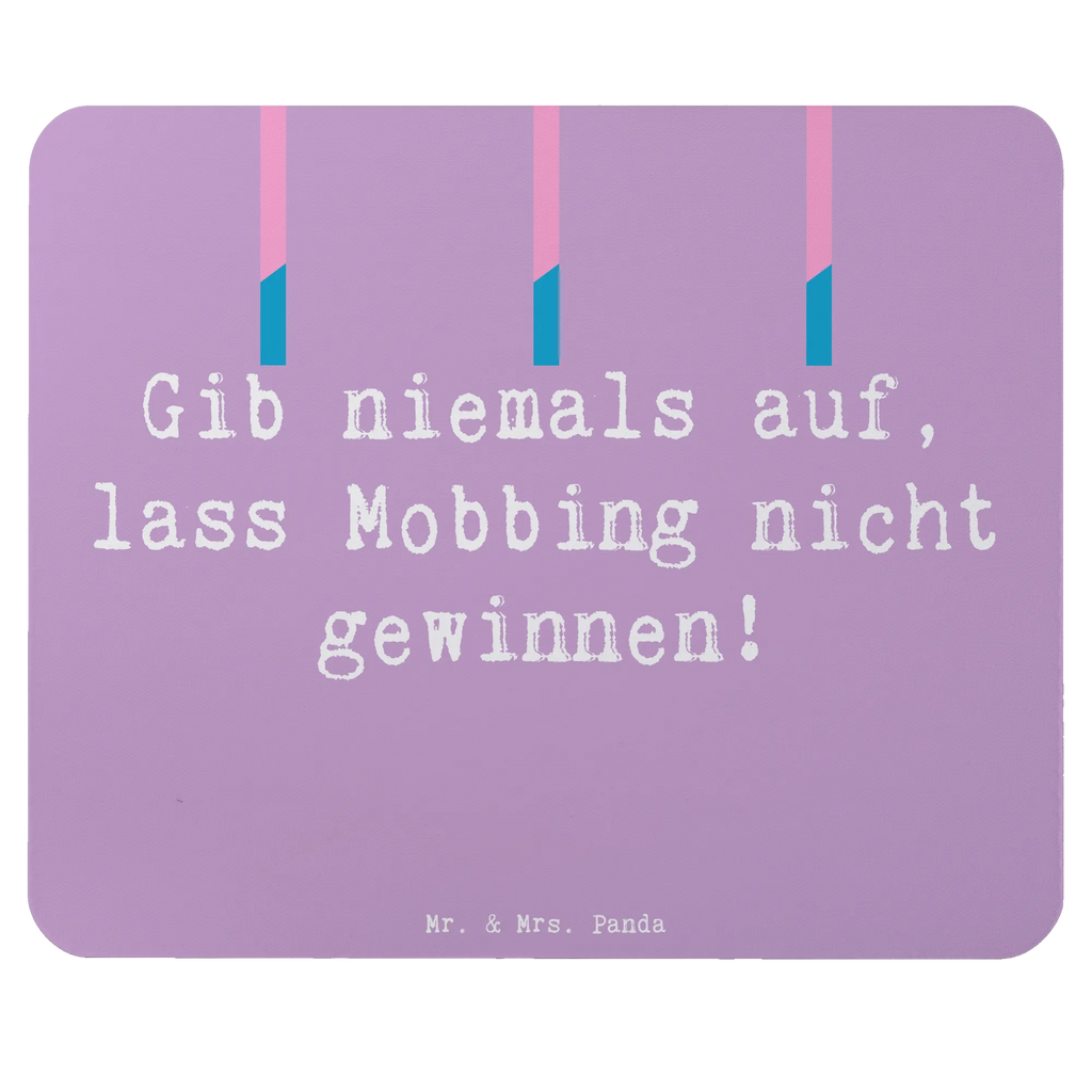 Mouse mat Saying Gib niemals auf, lass Mobbing nicht gewinnen! Einzigartiges Mauspad, Arbeitszimmer, PC Zubehör, Computer zubehör, Mousepad, Büroausstattung, Mauspad Büro, Mauspad, Designer Mauspad, Mausunterlage