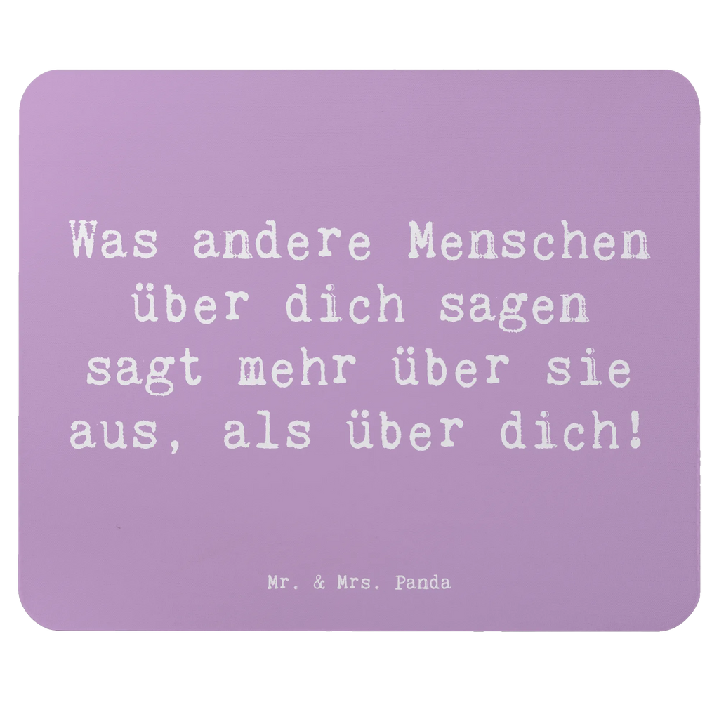 Mouse mat Saying Was andere Menschen über dich sagen sagt mehr über sie aus, als über dich! Mousepad, Computer zubehör, Designer Mauspad, Mausunterlage, Mauspad Büro, Arbeitszimmer, Büroausstattung, Mauspad, Einzigartiges Mauspad, PC Zubehör