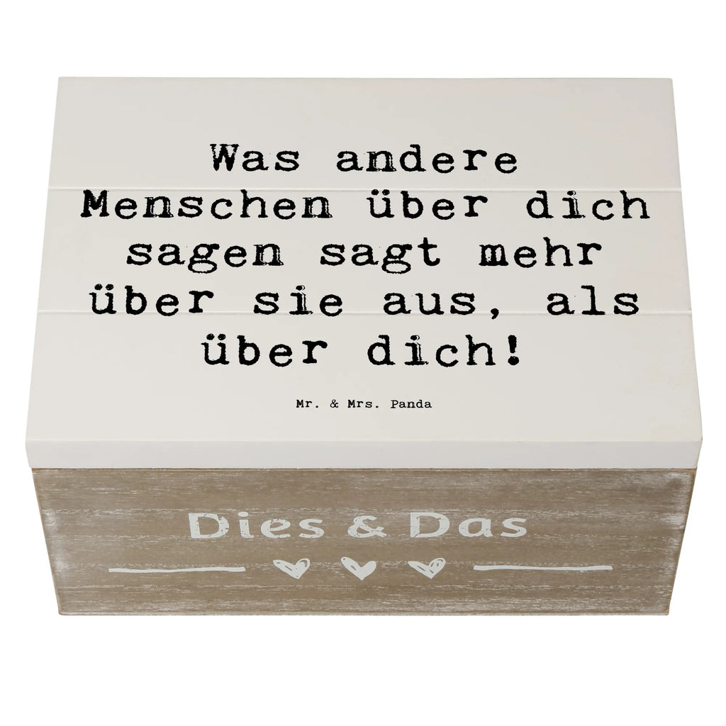 Holzkiste Spruch Mobbing bewältigen Selbstwert Aufbewahrungsbox, Dekokiste, Schatzkiste, Erinnerungsbox, Erinnerungskiste, Truhe, Holzkiste, Schatulle, Kiste, Geschenkdose, Geschenkbox, XXL