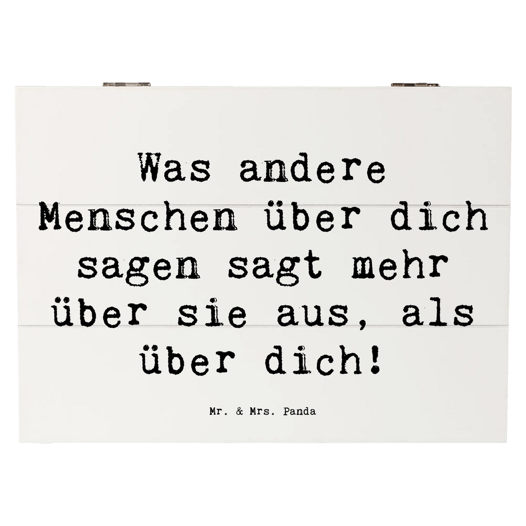 Holzkiste Spruch Mobbing bewältigen Selbstwert Aufbewahrungsbox, Dekokiste, Schatzkiste, Erinnerungsbox, Erinnerungskiste, Truhe, Holzkiste, Schatulle, Kiste, Geschenkdose, Geschenkbox, XXL