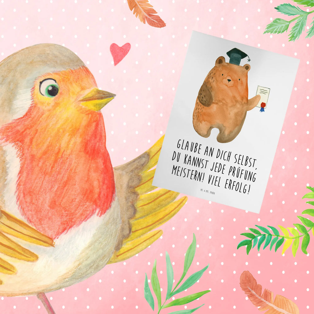 Greetings card Glaube an dich selbst, du kannst jede Prüfung meistern! Viel Erfolg! Ansichtskarten, Karte, Glückwunschkarte, Geburtstagskarte, Grußkarte, Klappkarte, Hochzeitskarte, Einladungskarte