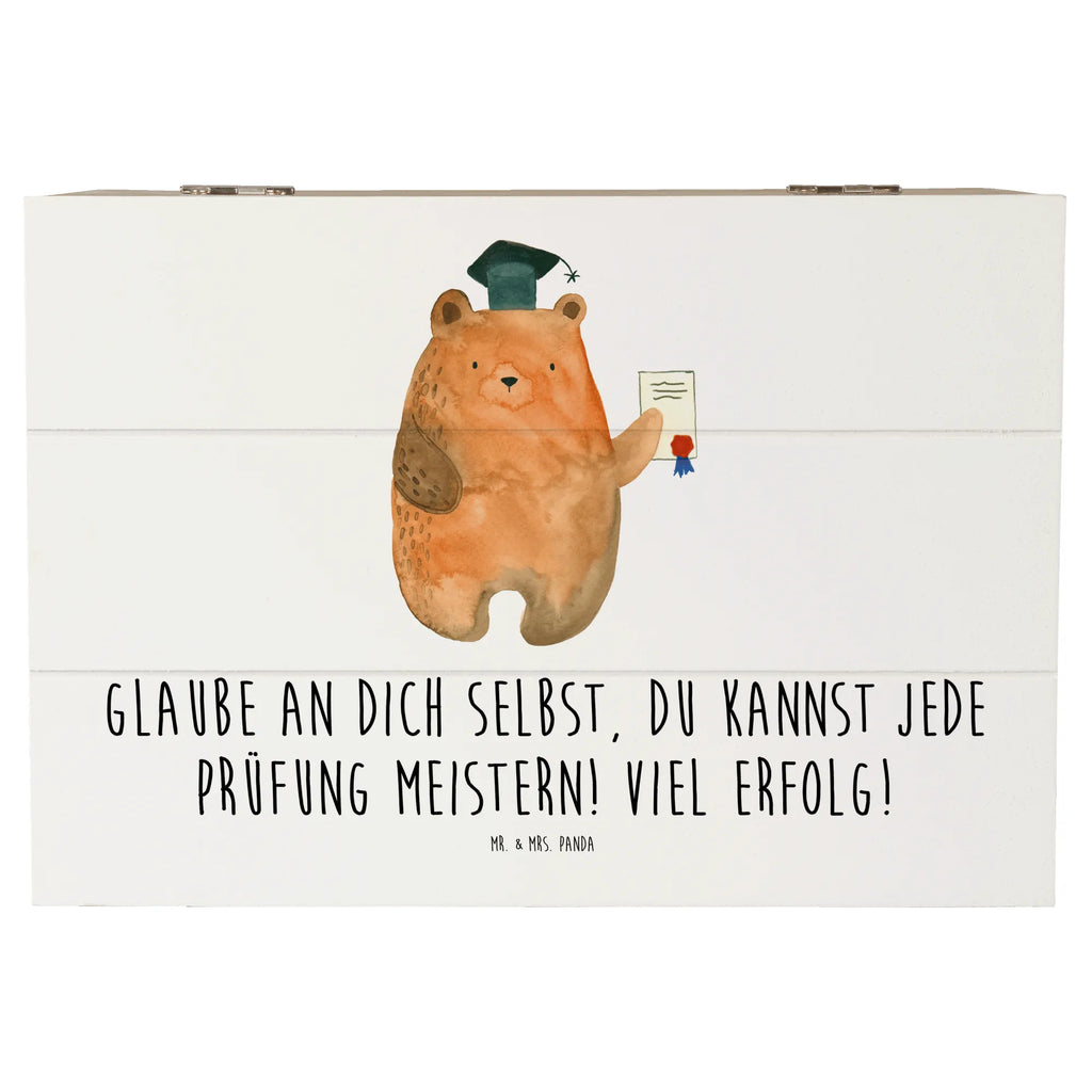Wooden chest Glaube an dich selbst, du kannst jede Prüfung meistern! Viel Erfolg! Holzkiste, Erinnerungsbox, Aufbewahrungsbox, Schatulle, Truhe, Geschenkdose, Geschenkbox, Erinnerungskiste, Kiste, Dekokiste, XXL, Schatzkiste