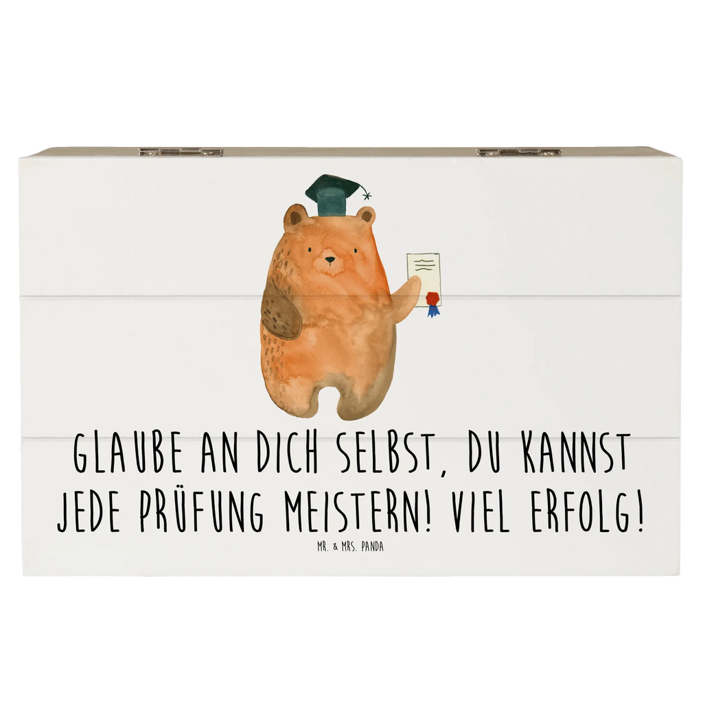 Wooden chest Glaube an dich selbst, du kannst jede Prüfung meistern! Viel Erfolg! Holzkiste, Erinnerungsbox, Aufbewahrungsbox, Schatulle, Truhe, Geschenkdose, Geschenkbox, Erinnerungskiste, Kiste, Dekokiste, XXL, Schatzkiste