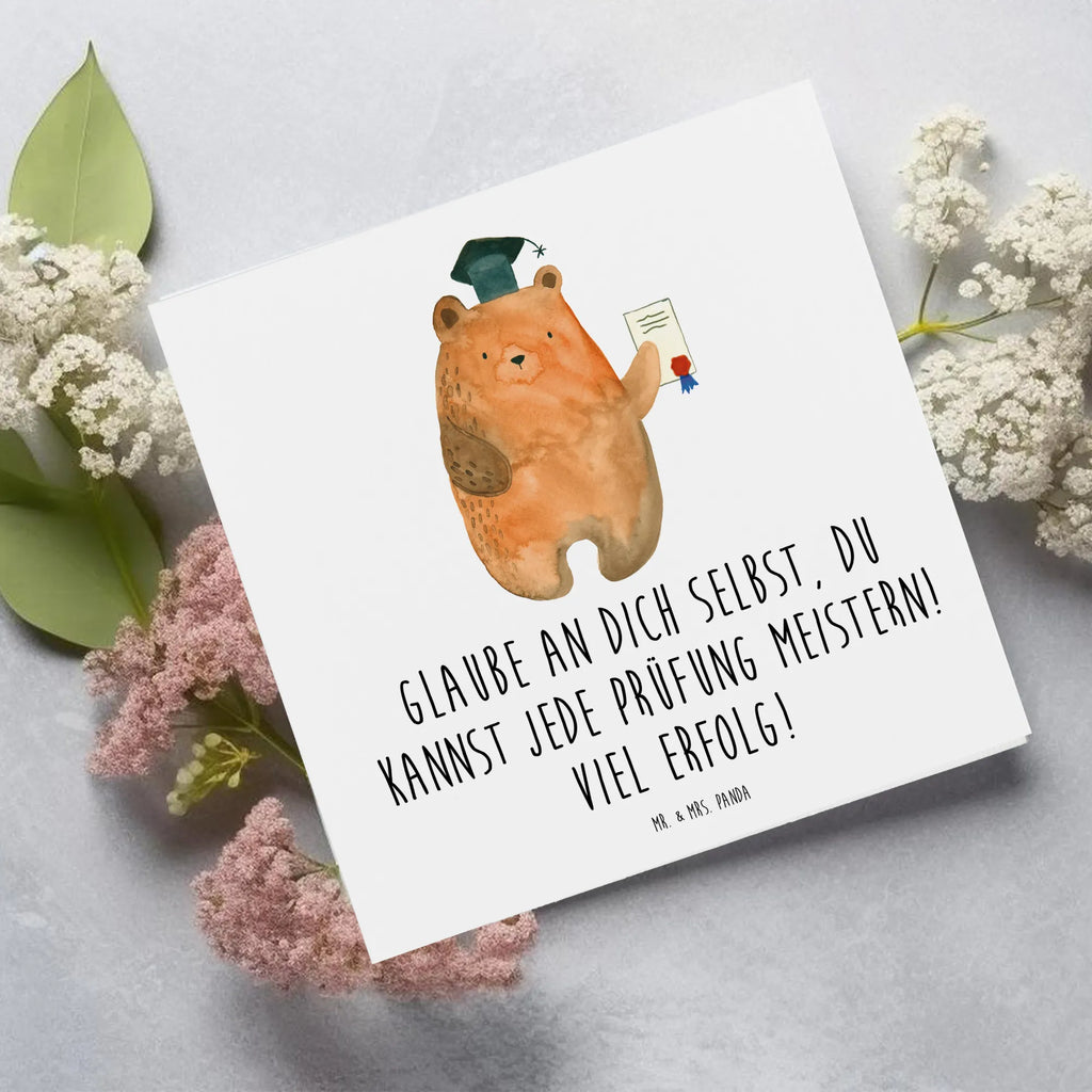 Deluxe Card Glaube an dich selbst, du kannst jede Prüfung meistern! Viel Erfolg! Geburtstagskarte, Grußkarte, Hochwertige Grußkarte, Hochwertige Klappkarte, Hochzeitskarte, Glückwunschkarte, Klappkarte, Einladungskarte, Karte