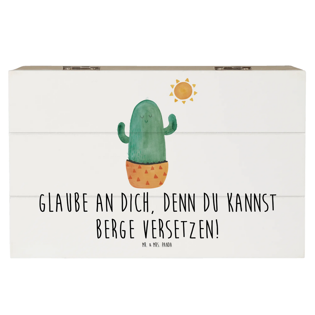 Wooden chest Glaube an dich, denn du kannst Berge versetzen! Aufbewahrungsbox, Dekokiste, XXL, Truhe, Schatulle, Erinnerungskiste, Schatzkiste, Geschenkdose, Erinnerungsbox, Kiste, Holzkiste, Geschenkbox