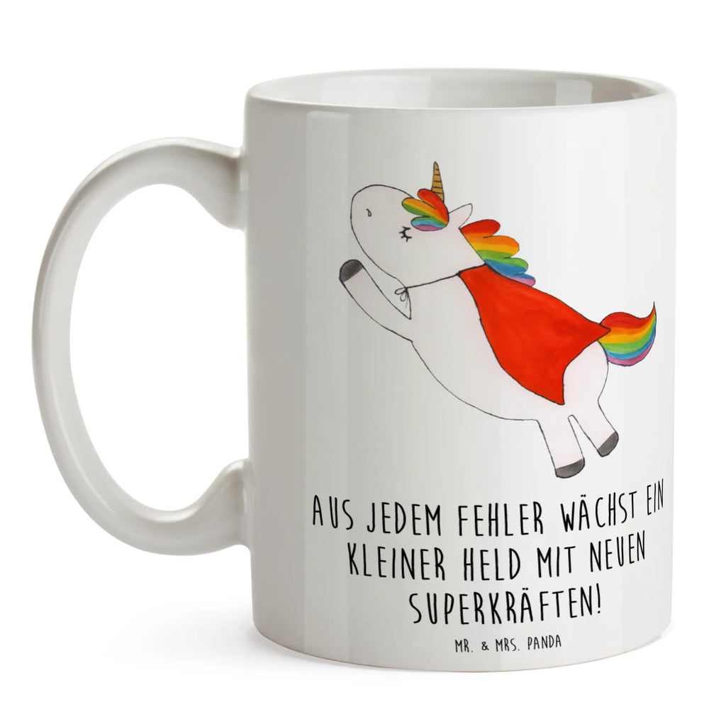 Mug Aus jedem Fehler wächst ein kleiner Held mit neuen Superkräften! Tasse mit Motiven, Bürotasse, Tasse, Teetasse, Kaffeetasse, Porzellantasse, Tasse mit Zitaten, Geschenktasse, Keramiktasse
