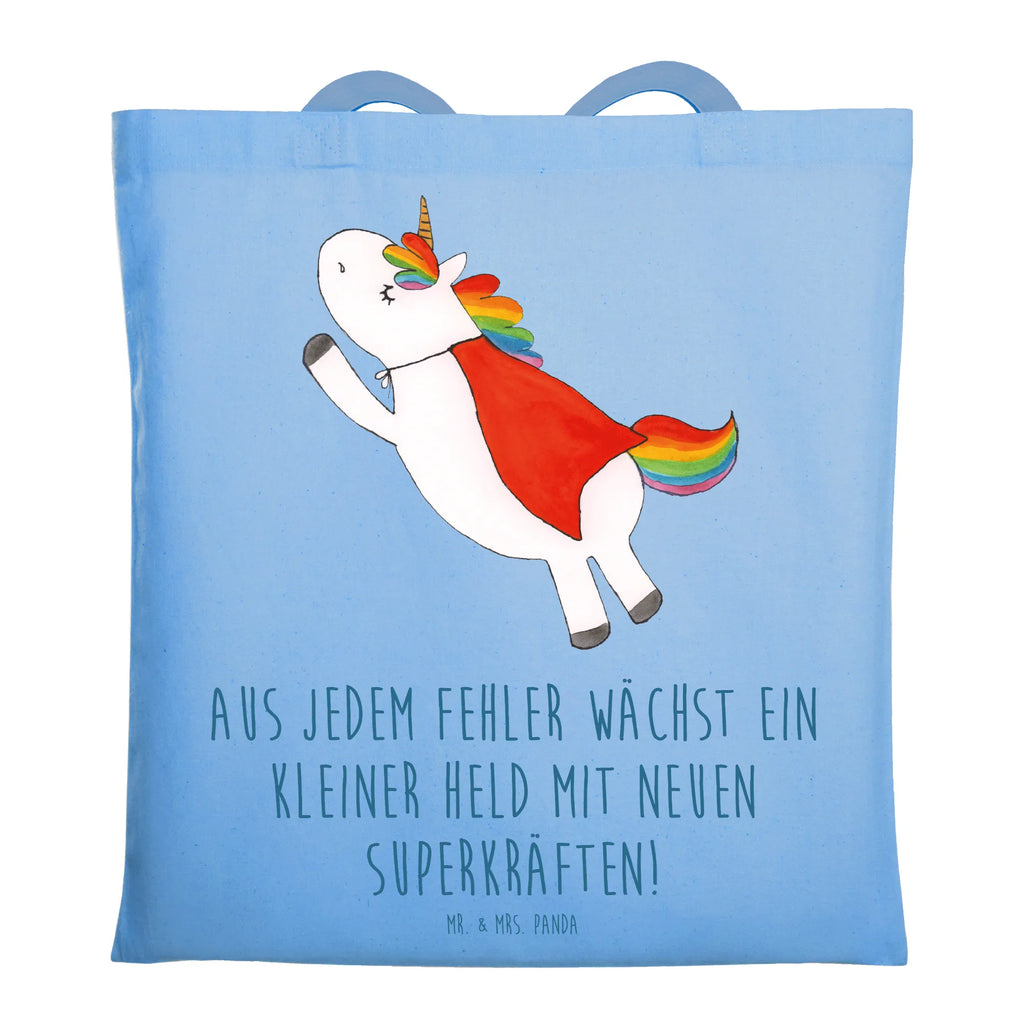 Tote bag Aus jedem Fehler wächst ein kleiner Held mit neuen Superkräften! Stofftasche, Einkaufstüte, Tasche, Strandtasche, Einkaufstasche, Beuteltasche, Schultertasche, Laptoptasche, Shopper, Stoffbeutel, Beutel, Tragetasche, Jutetasche, Badetasche, Jutebeutel, Umhängetasche