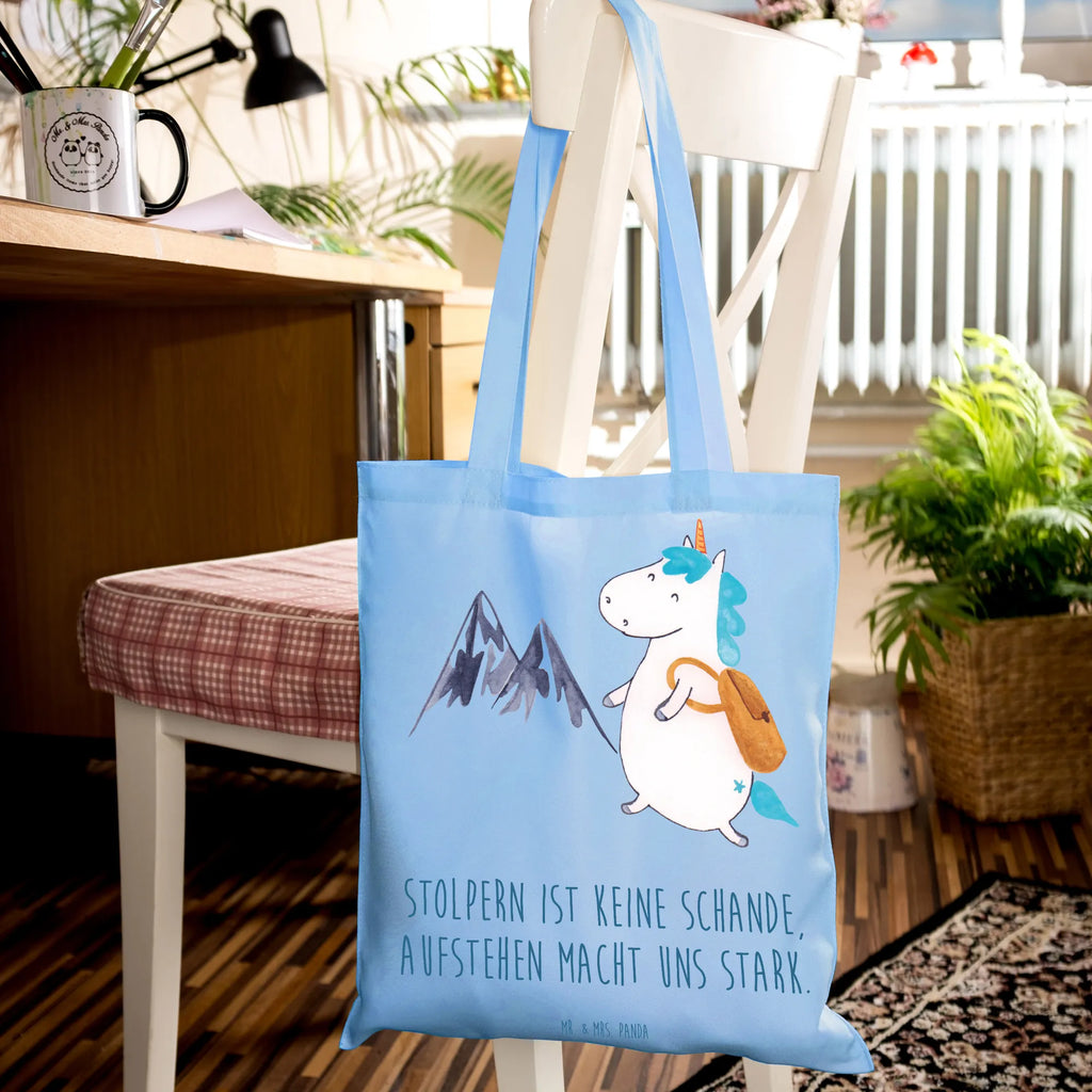 Tote bag Stolpern ist keine Schande, aufstehen macht uns stark. Tragetasche, Stoffbeutel, Beuteltasche, Laptoptasche, Badetasche, Einkaufstüte, Beutel, Jutebeutel, Shopper, Einkaufstasche, Umhängetasche, Jutetasche, Stofftasche, Schultertasche, Tasche, Strandtasche
