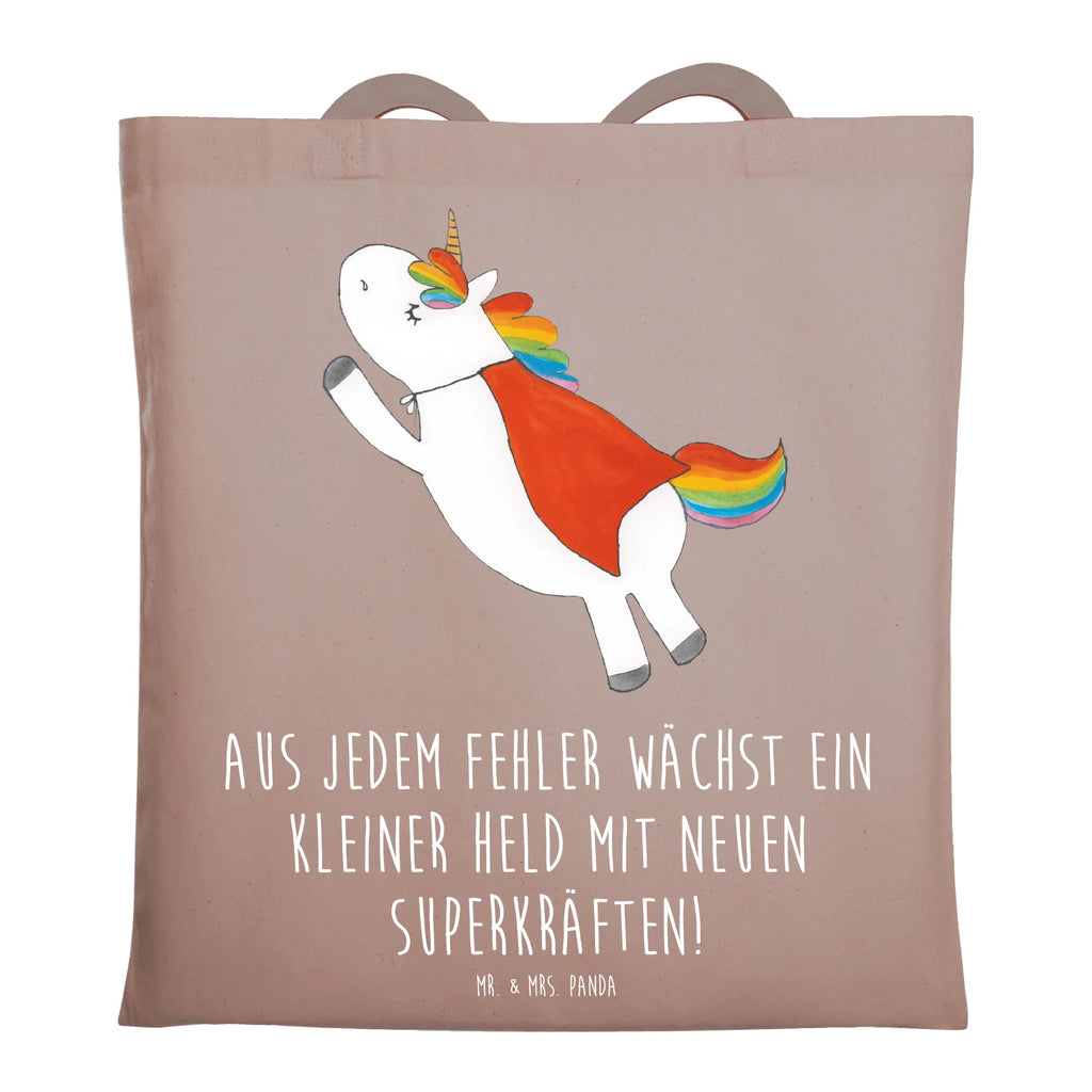 Tote bag Aus jedem Fehler wächst ein kleiner Held mit neuen Superkräften! Stofftasche, Einkaufstüte, Tasche, Strandtasche, Einkaufstasche, Beuteltasche, Schultertasche, Laptoptasche, Shopper, Stoffbeutel, Beutel, Tragetasche, Jutetasche, Badetasche, Jutebeutel, Umhängetasche