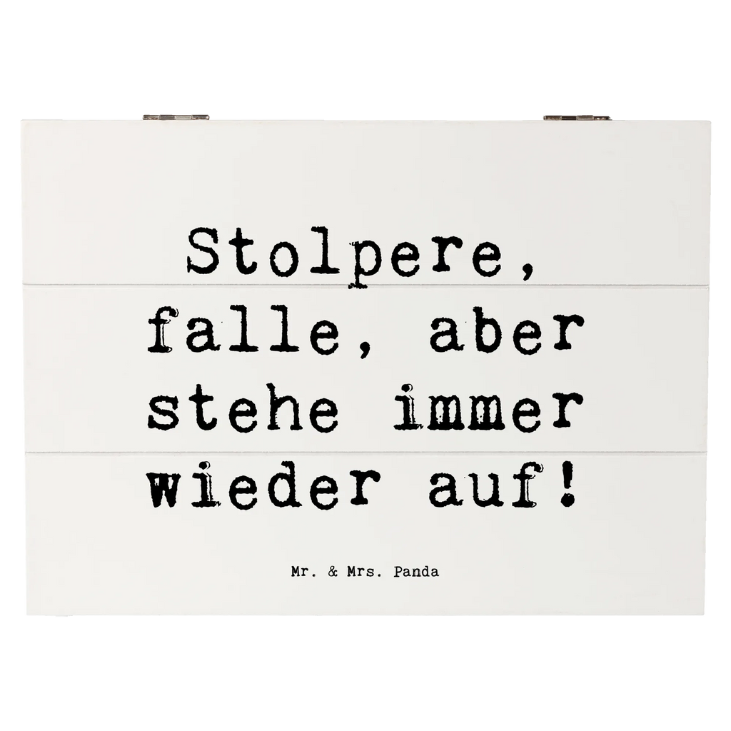 Holzkiste Spruch Fehler machen und daraus lernen Dekokiste, Geschenkdose, Kiste, Aufbewahrungsbox, Geschenkbox, Erinnerungskiste, Holzkiste, XXL, Schatzkiste, Schatulle, Truhe, Erinnerungsbox