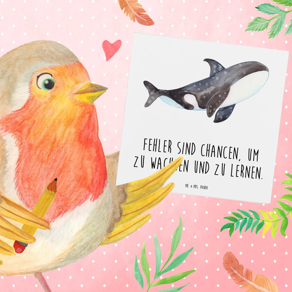 Deluxe Card Fehler sind Chancen, um zu wachsen und zu lernen. Hochzeitskarte, Karte, Grußkarte, Glückwunschkarte, Hochwertige Klappkarte, Geburtstagskarte, Hochwertige Grußkarte, Einladungskarte, Klappkarte