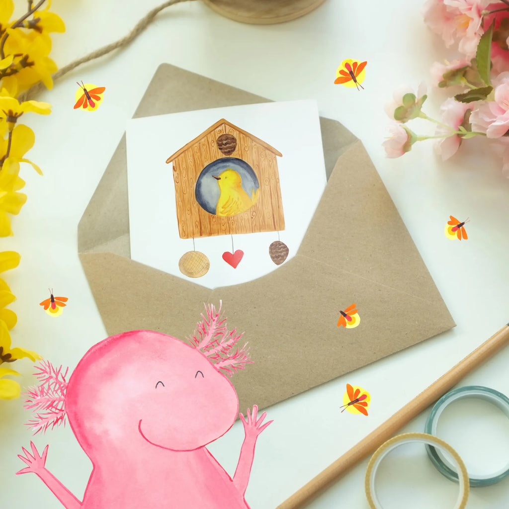 Greetings card Jeder Umzug ist ein Neuanfang! Hochzeitskarte, Glückwunschkarte, Klappkarte, Grußkarte, Geburtstagskarte, Ansichtskarten, Einladungskarte, Karte, sprüche, zitate, spruch kollektion, inspiration, motivation, lebensweisheiten, geschenkideen, wanddeko, wohnaccessoires, sprüche sammlung, schöne sprüche, glück, liebe, freude, lächeln, alltag verschönern, nachhaltige geschenke, dekoration, kreativ, einzigartig, shopify, mr and mrs panda