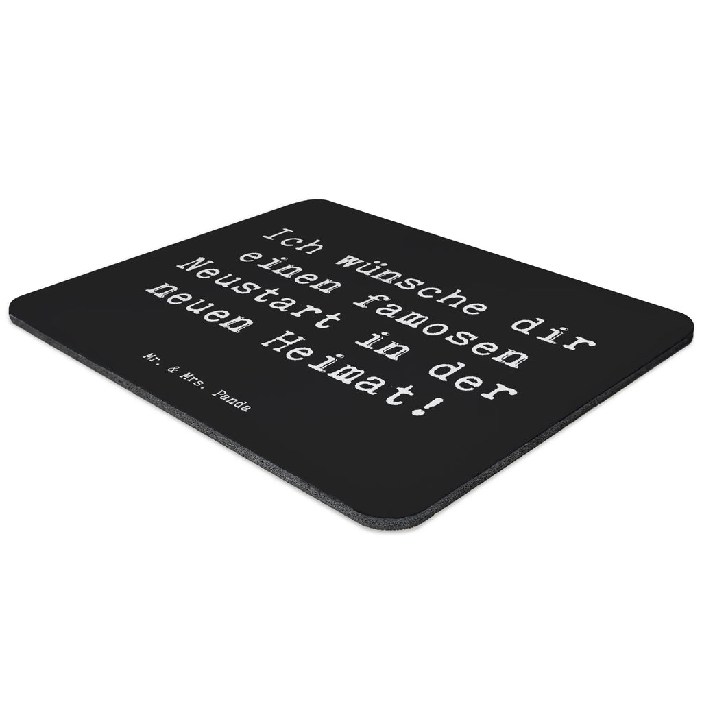 Mouse mat Saying Ich wünsche dir einen famosen Neustart in der neuen Heimat! Büroausstattung, Designer Mauspad, PC Zubehör, Mousepad, Arbeitszimmer, Einzigartiges Mauspad, Computer zubehör, Mauspad Büro, Mauspad, Mausunterlage