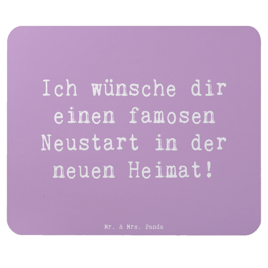 Mouse mat Saying Ich wünsche dir einen famosen Neustart in der neuen Heimat! Büroausstattung, Designer Mauspad, PC Zubehör, Mousepad, Arbeitszimmer, Einzigartiges Mauspad, Computer zubehör, Mauspad Büro, Mauspad, Mausunterlage