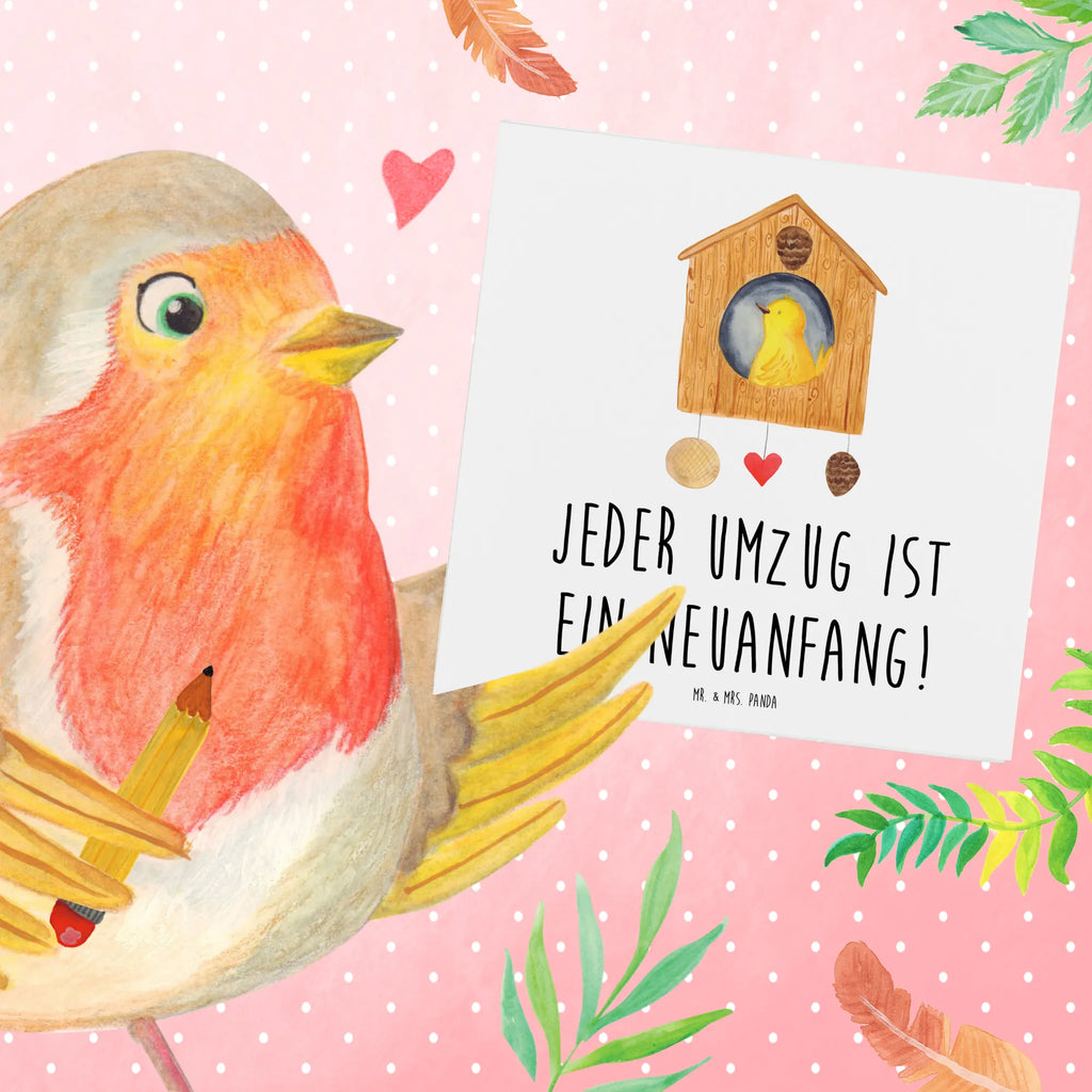 Deluxe Card Jeder Umzug ist ein Neuanfang! Grußkarte, Hochwertige Klappkarte, Einladungskarte, Klappkarte, Glückwunschkarte, Karte, Hochwertige Grußkarte, Geburtstagskarte, Hochzeitskarte