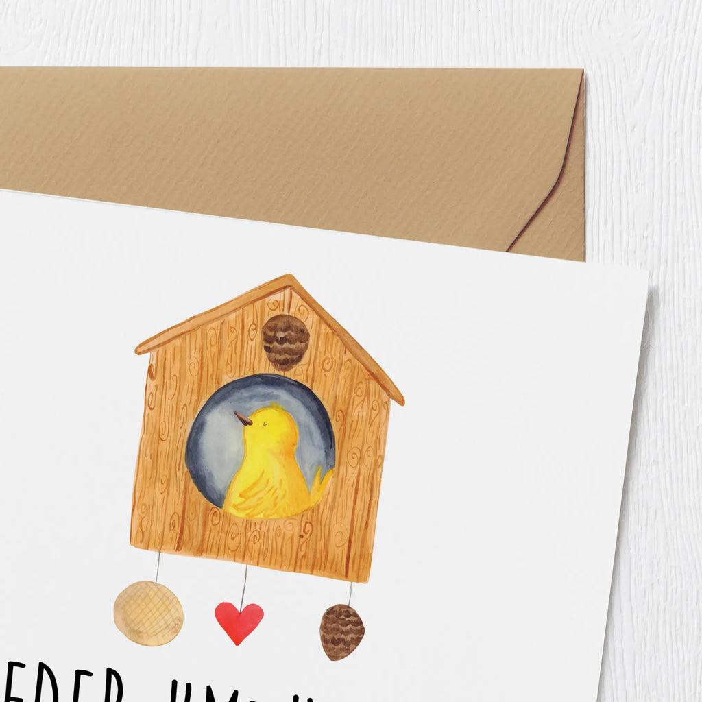 Deluxe Card Jeder Umzug ist ein Neuanfang! Grußkarte, Hochwertige Klappkarte, Einladungskarte, Klappkarte, Glückwunschkarte, Karte, Hochwertige Grußkarte, Geburtstagskarte, Hochzeitskarte