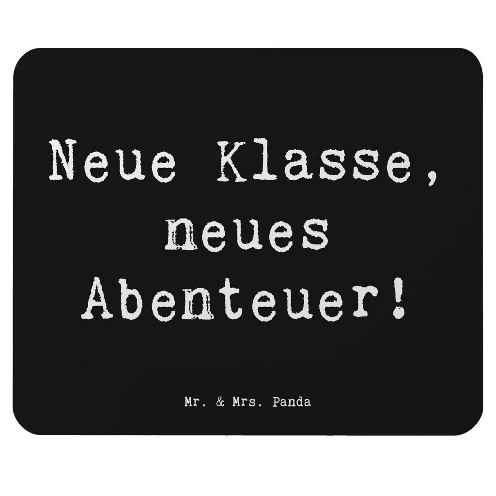 Mouse mat Saying Neue Klasse, neues Abenteuer! Mousepad, Designer Mauspad, Mauspad, Arbeitszimmer, Mausunterlage, PC Zubehör, Mauspad Büro, Einzigartiges Mauspad, Büroausstattung, Computer zubehör