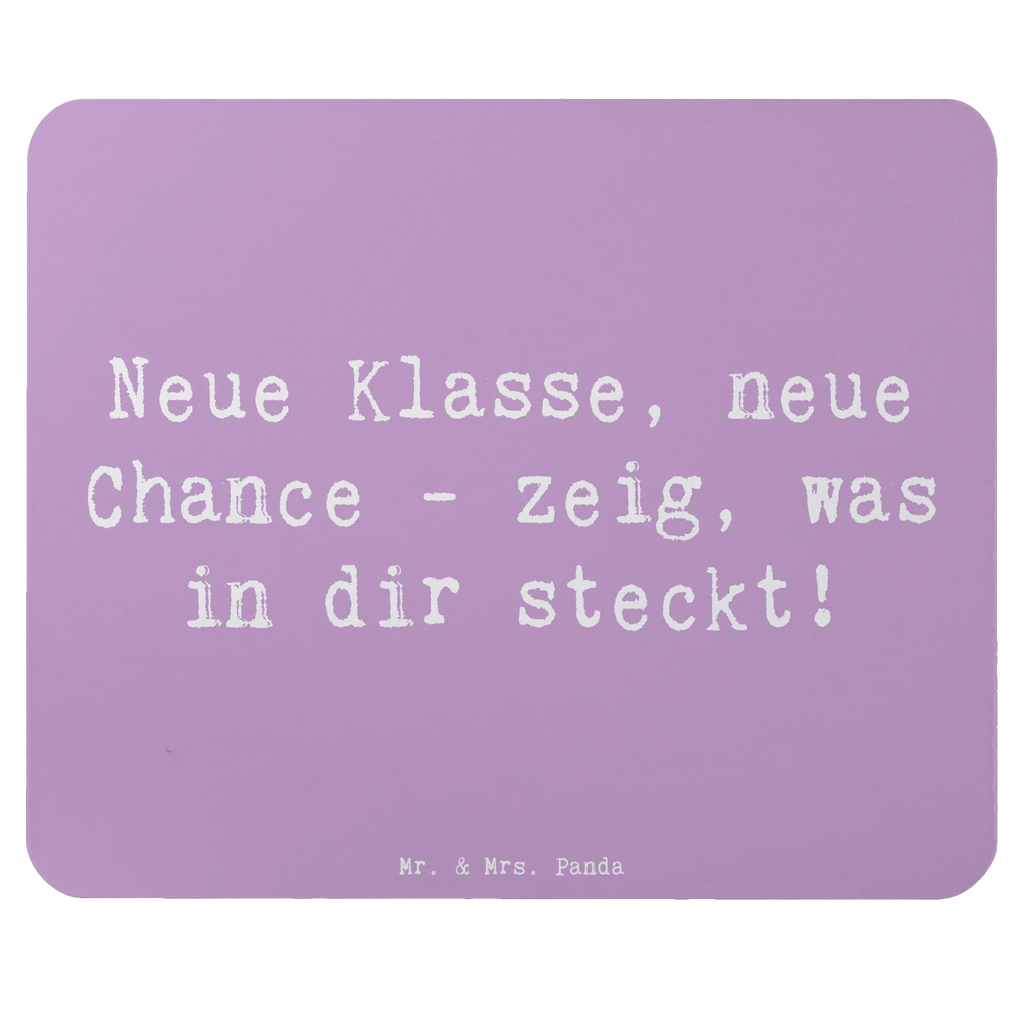 Mouse mat Saying Neue Klasse, neue Chance - zeig, was in dir steckt! Büroausstattung, Einzigartiges Mauspad, Arbeitszimmer, Mauspad Büro, PC Zubehör, Computer zubehör, Designer Mauspad, Mousepad, Mausunterlage, Mauspad