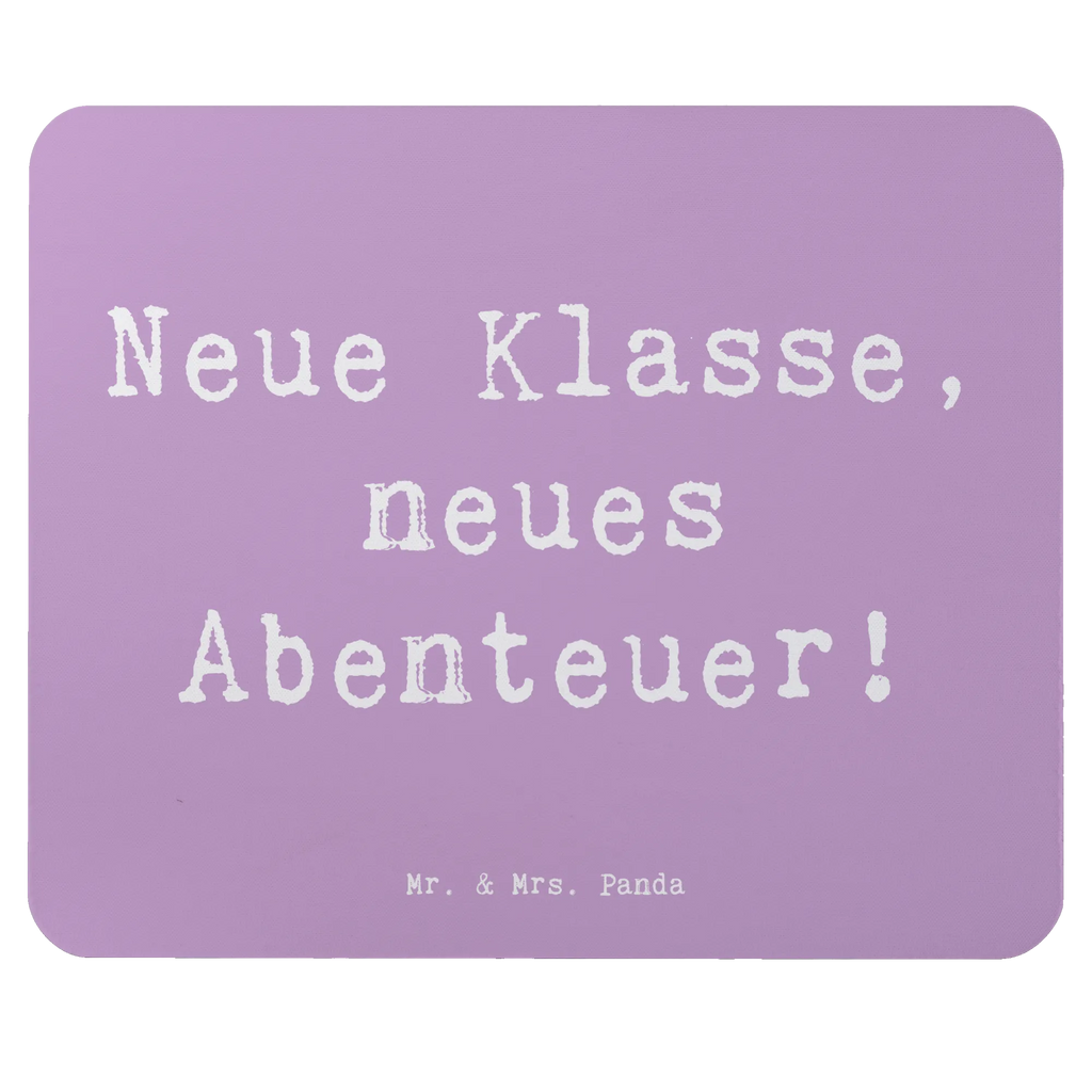 Mouse mat Saying Neue Klasse, neues Abenteuer! Mousepad, Designer Mauspad, Mauspad, Arbeitszimmer, Mausunterlage, PC Zubehör, Mauspad Büro, Einzigartiges Mauspad, Büroausstattung, Computer zubehör